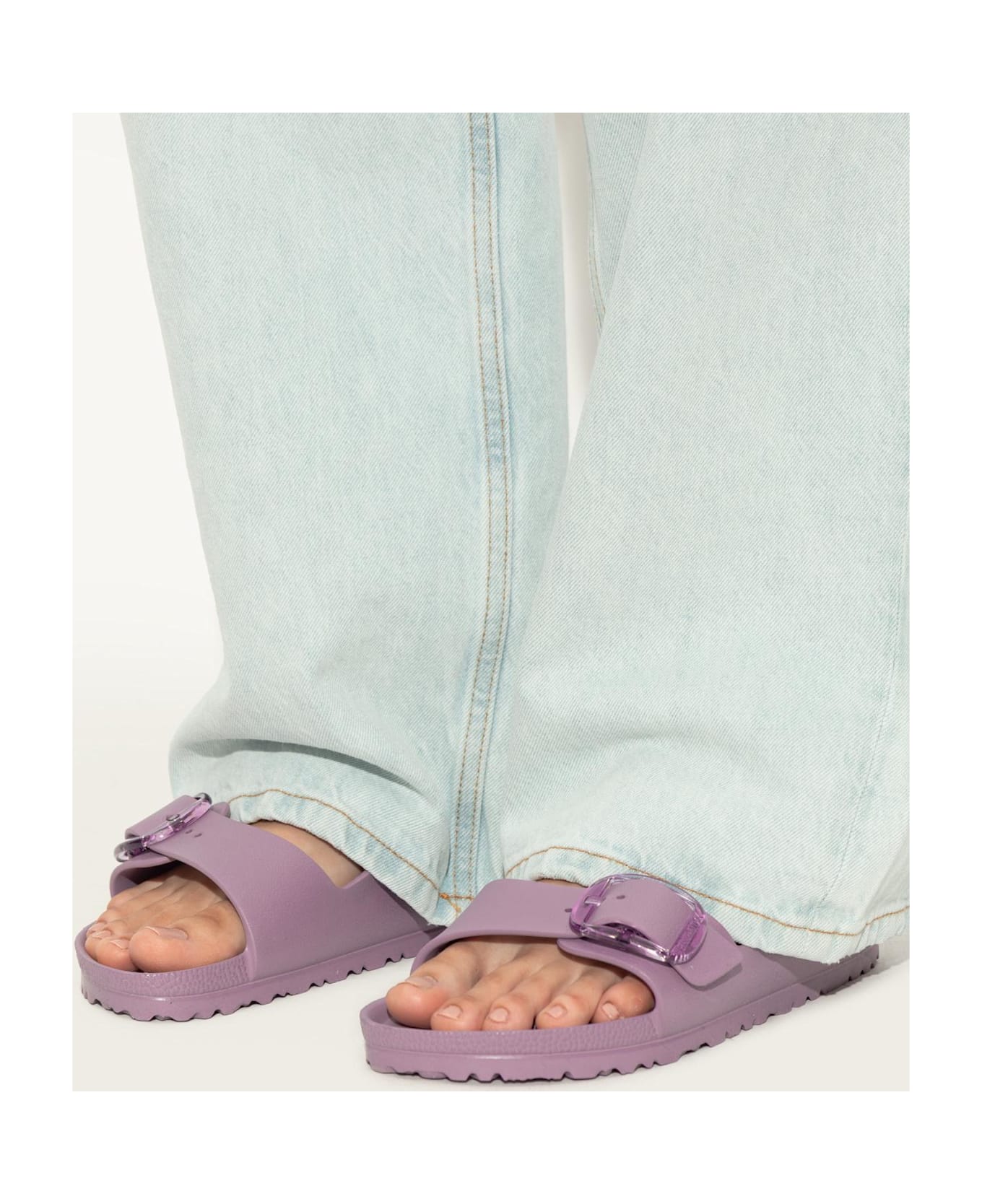 Birkenstock Arizona Big Buckle Eva Slides - LILAC