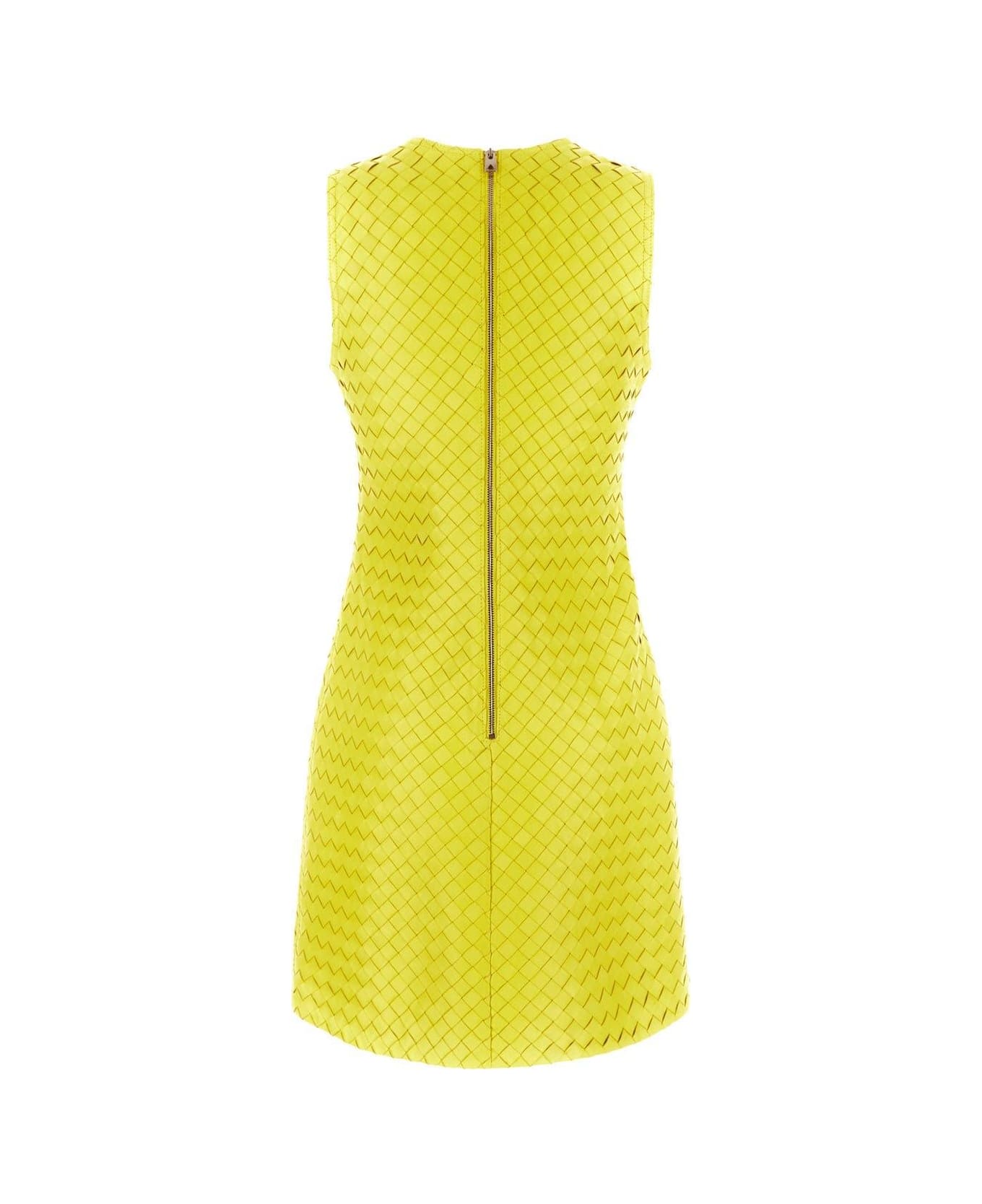 Bottega Veneta Intrecciato Leather Dress - 7193