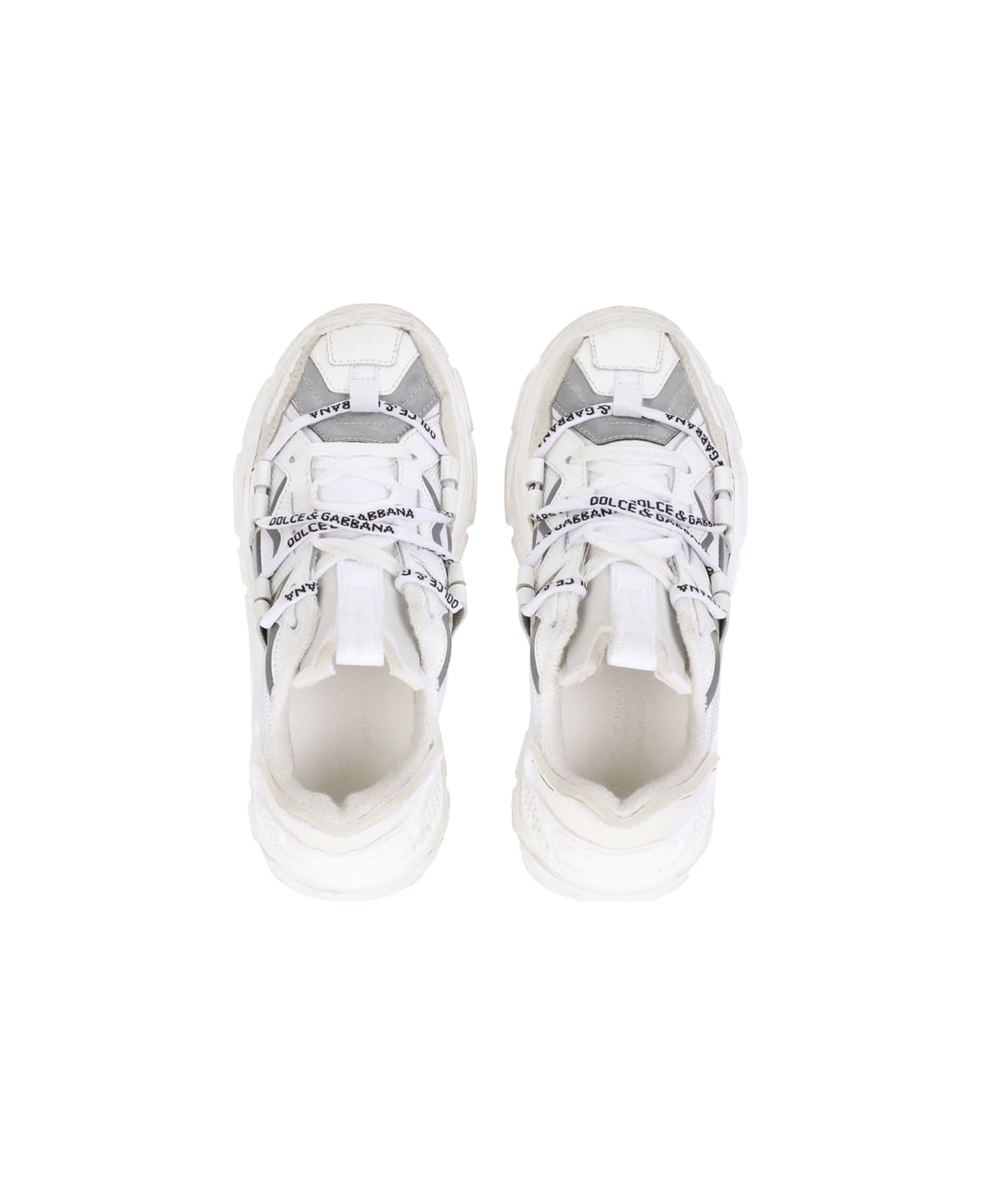 Dolce & Gabbana Low Lace-up Sneaker - WHITE