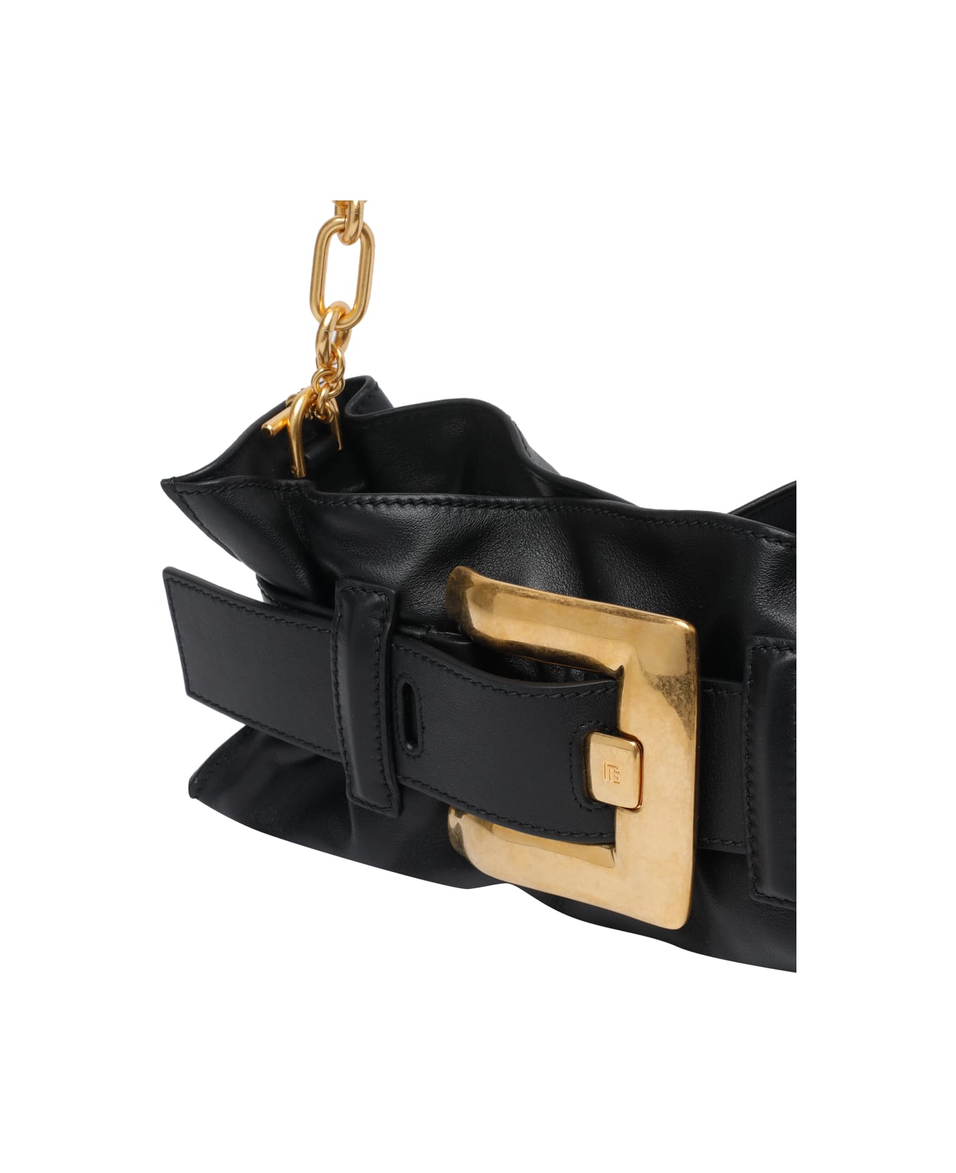 Balmain Mini Anthem Shoulder Bag - Black