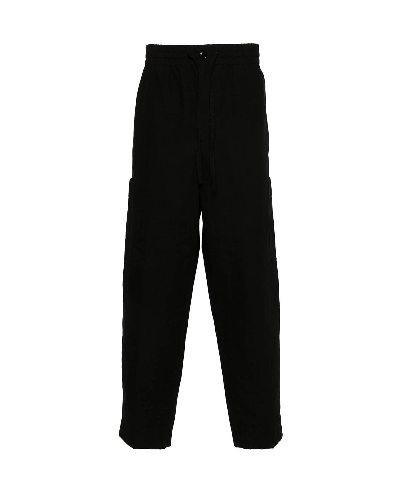 Kenzo Logo Patch Trousers - Black ボトムス