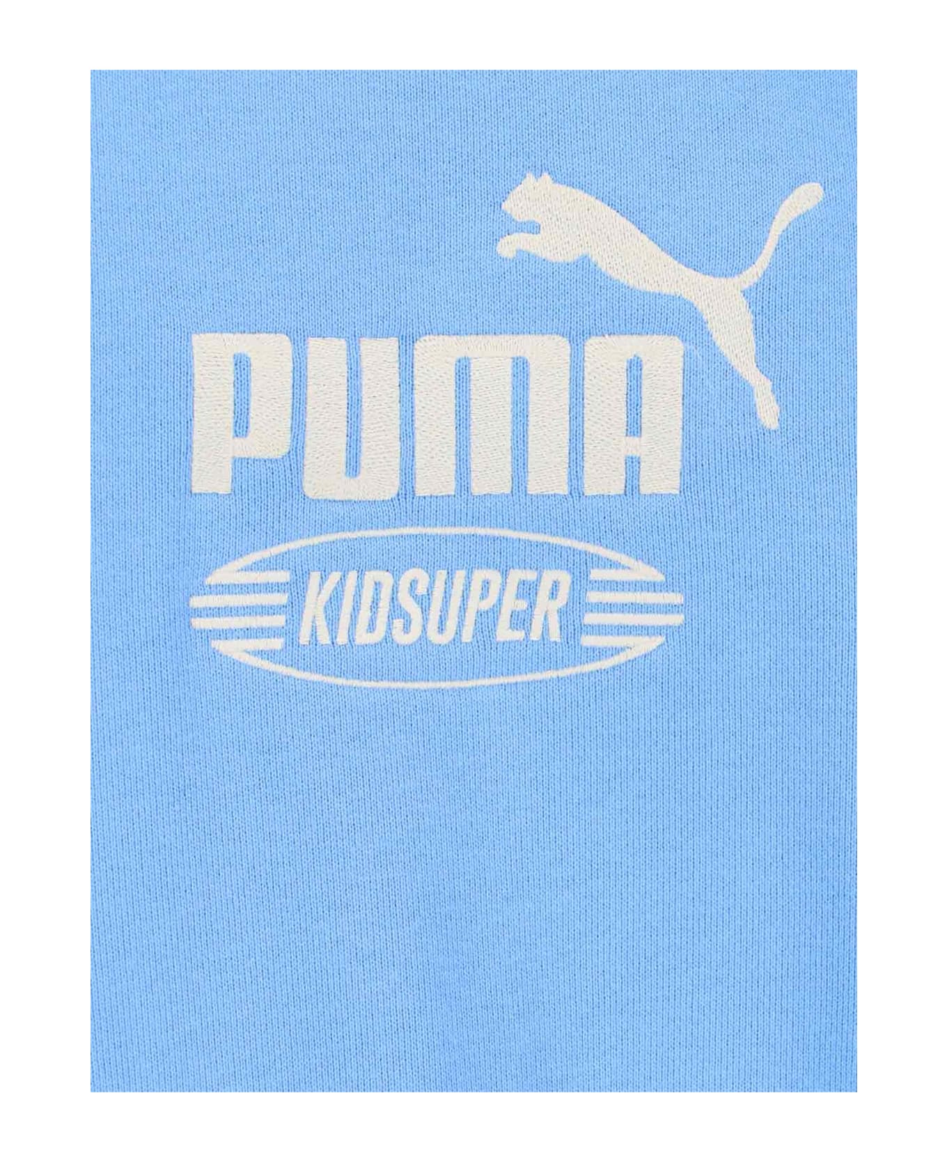 Puma X Kidsuper Logo Sweatshirt - Light Blue