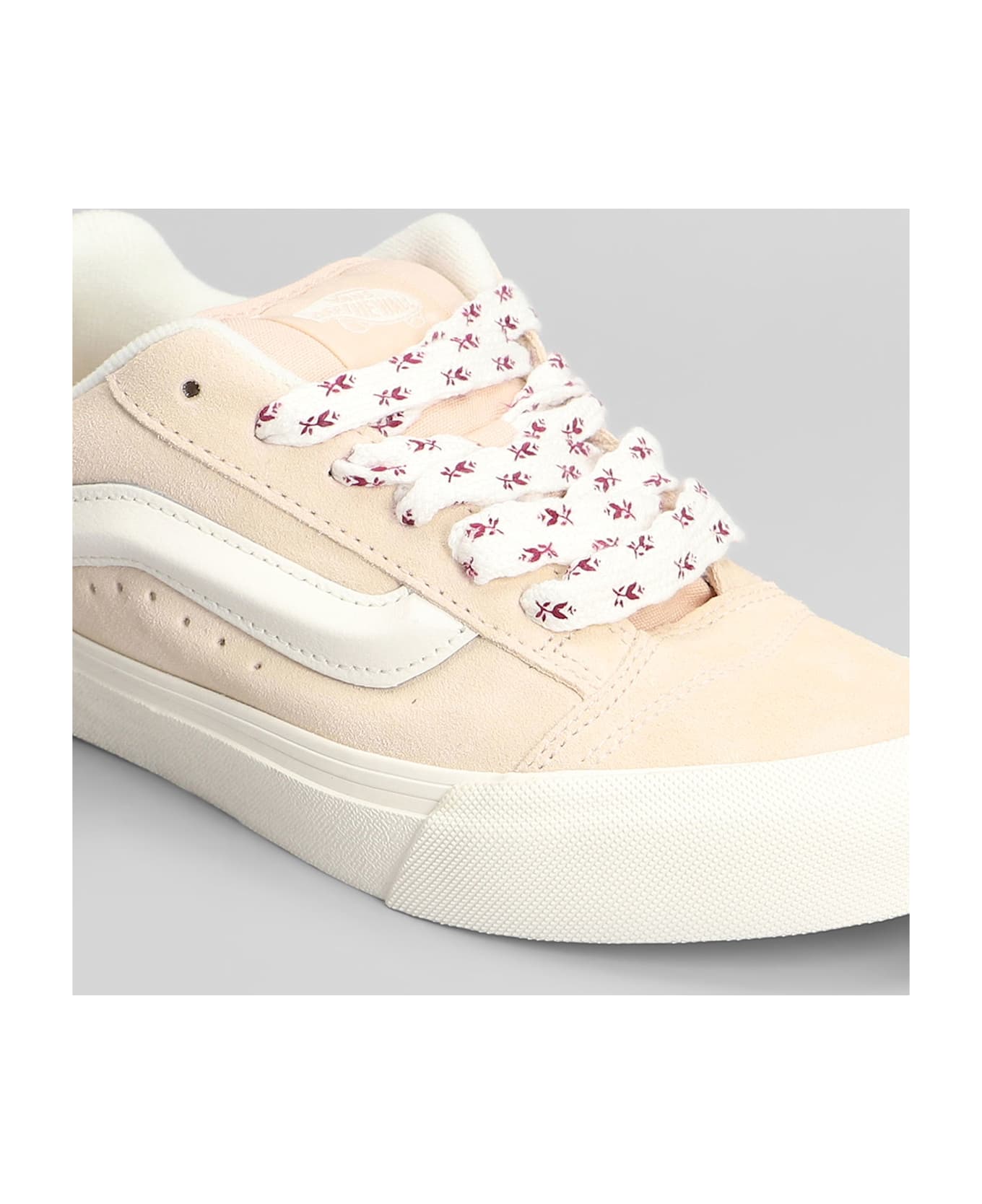 Vans Knu Skool Sneakers In Rose-pink Suede - rose-pink