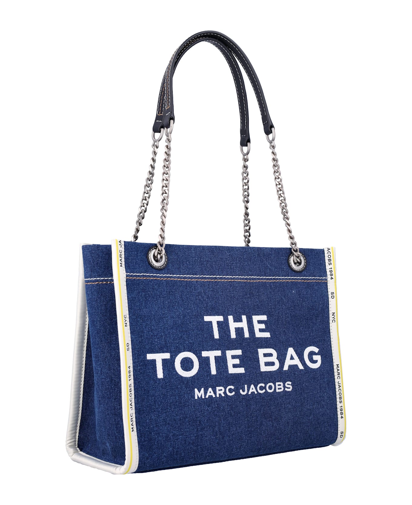 Marc Jacobs Medium 
tote
 Blue Denim Bag - DARK WASH