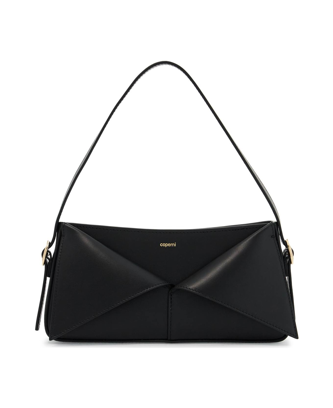 Coperni Ed Leather Bag With Flap - BLACK (Black)