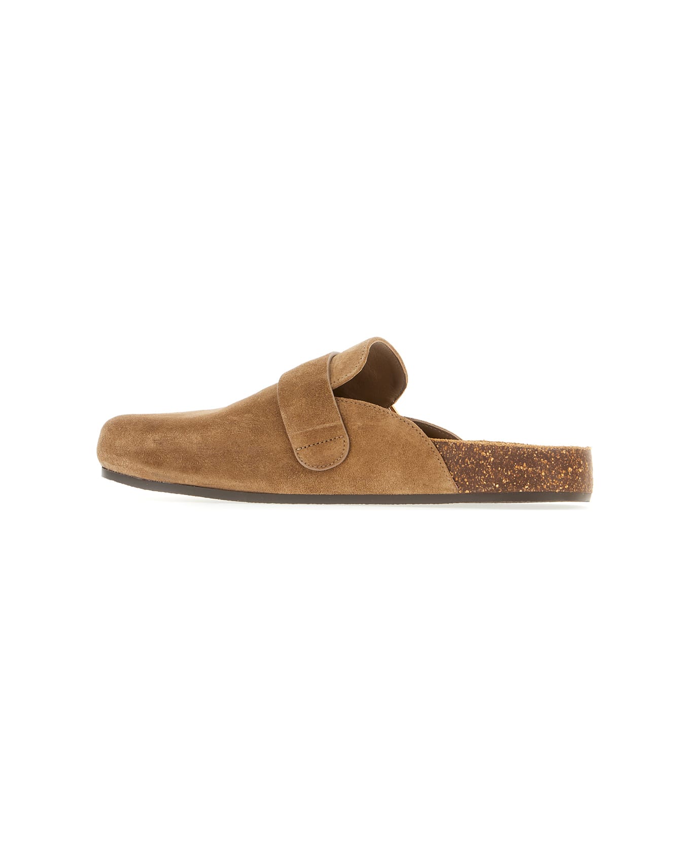 Tory Burch Biscuit Suede Mellow Slippers - ROCK GOLD