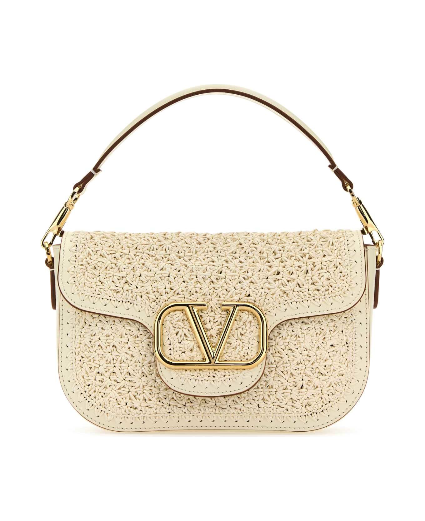【関税&送料込】Valentino Garavani Ivory Raffia And Leather 073c1d998e4612aa598ec2fcbd626c