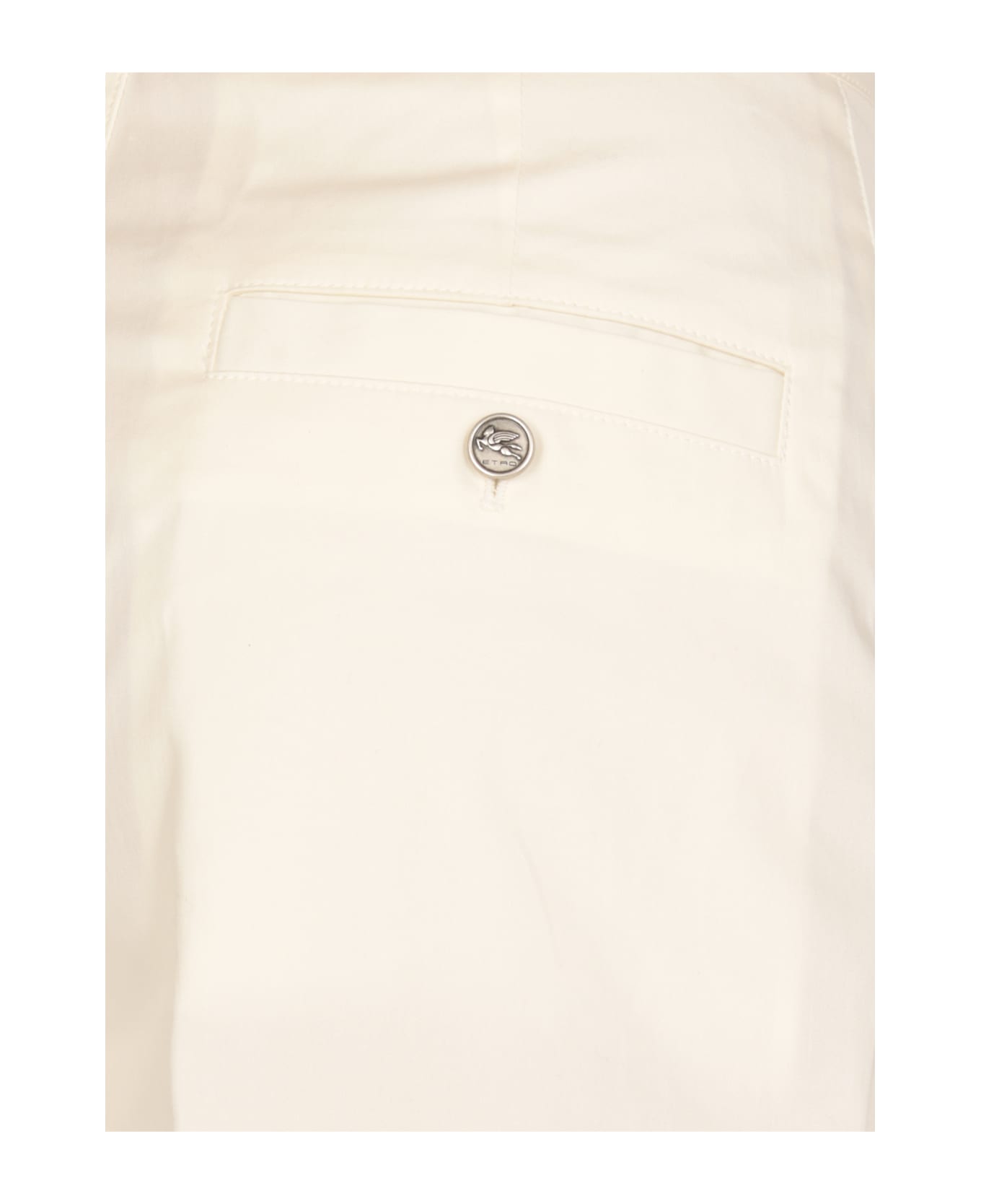 Etro Cotton Shorts - Ivory