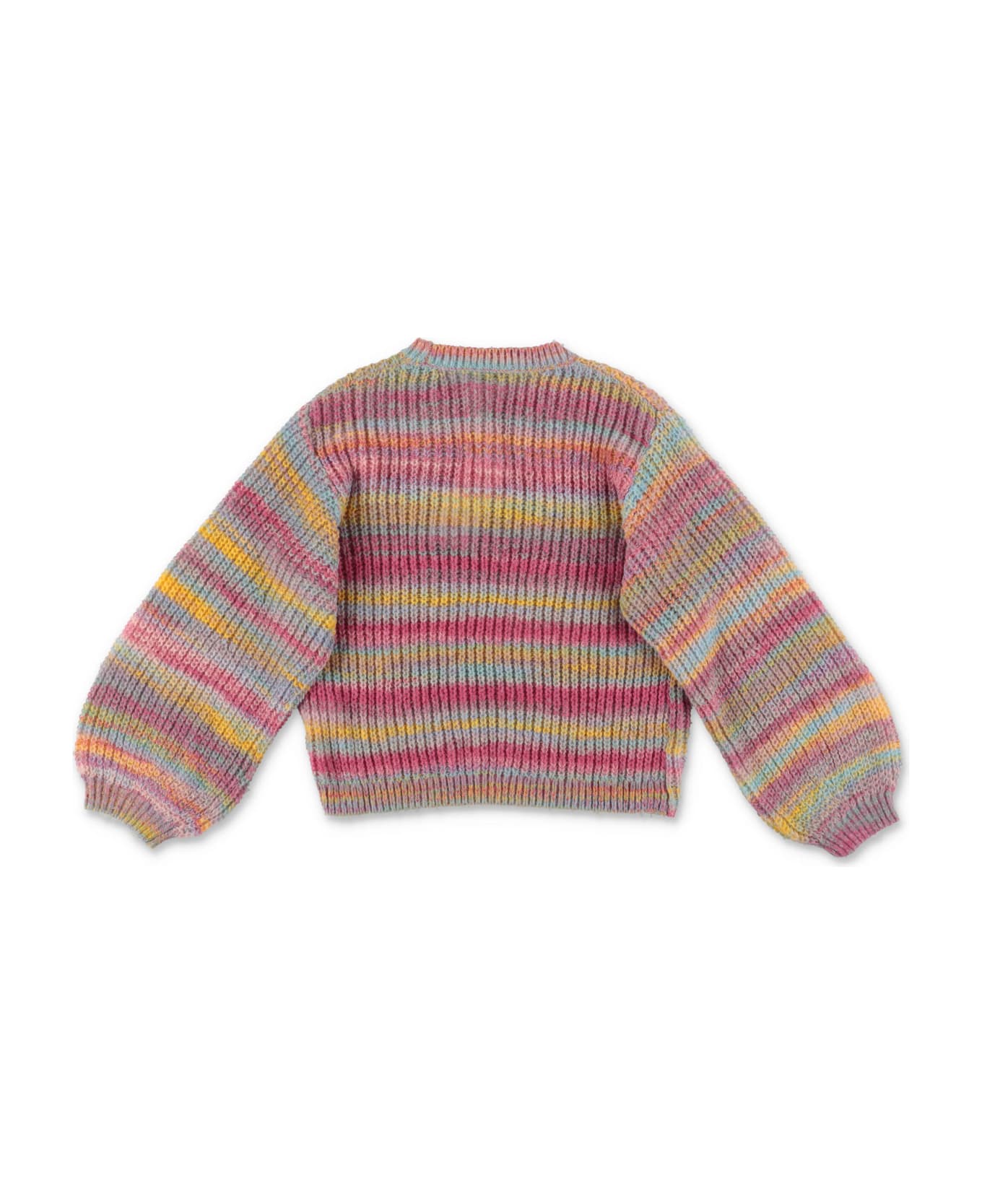 Stella McCartney Kids Stella Mccartney Pullover Multicolor In Techno Tessuto Bambina - Multicolor