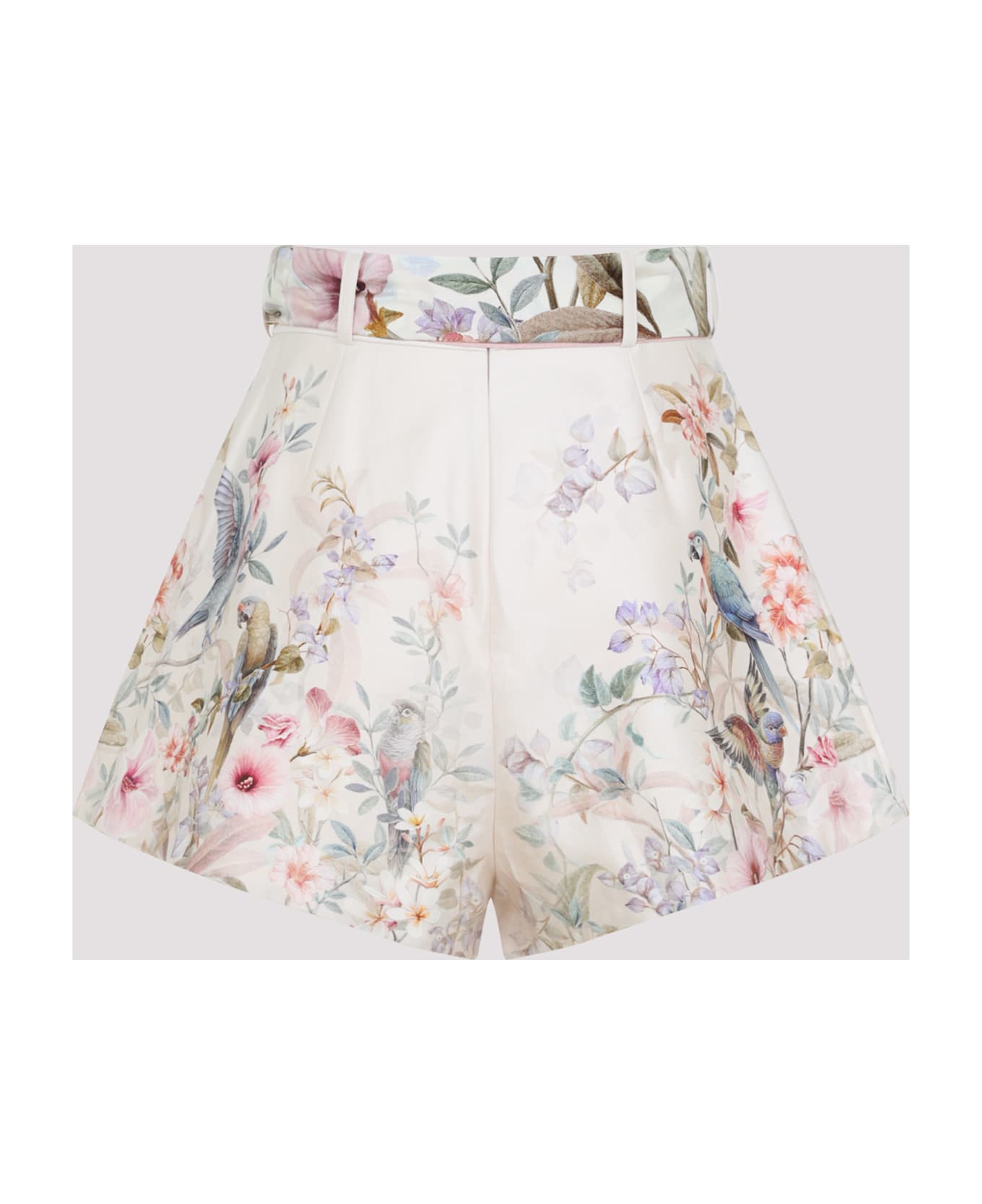 Zimmermann Rebellion Tuck Short - Cream Aviary