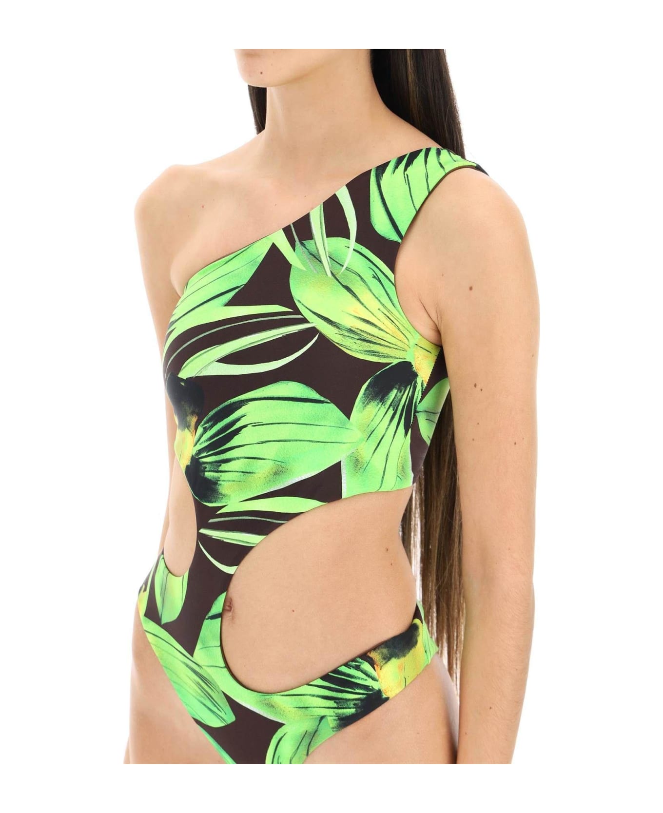 Louisa Ballou 'carve' One-piece Swimsuit With Cut Outs - MULTICOLOR