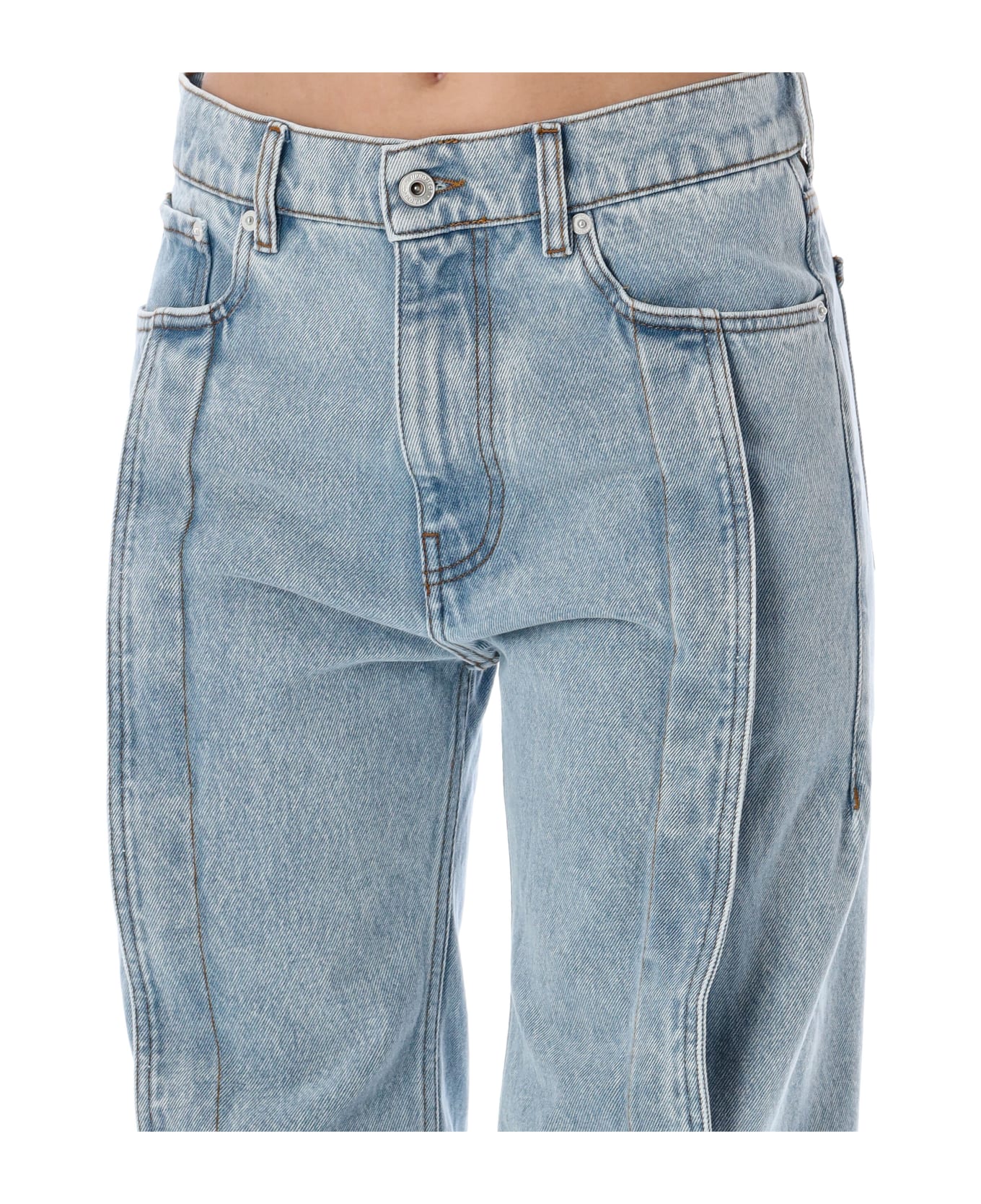 Y/Project Banana Slim Jeans - EVERGREEN ICE BLUE