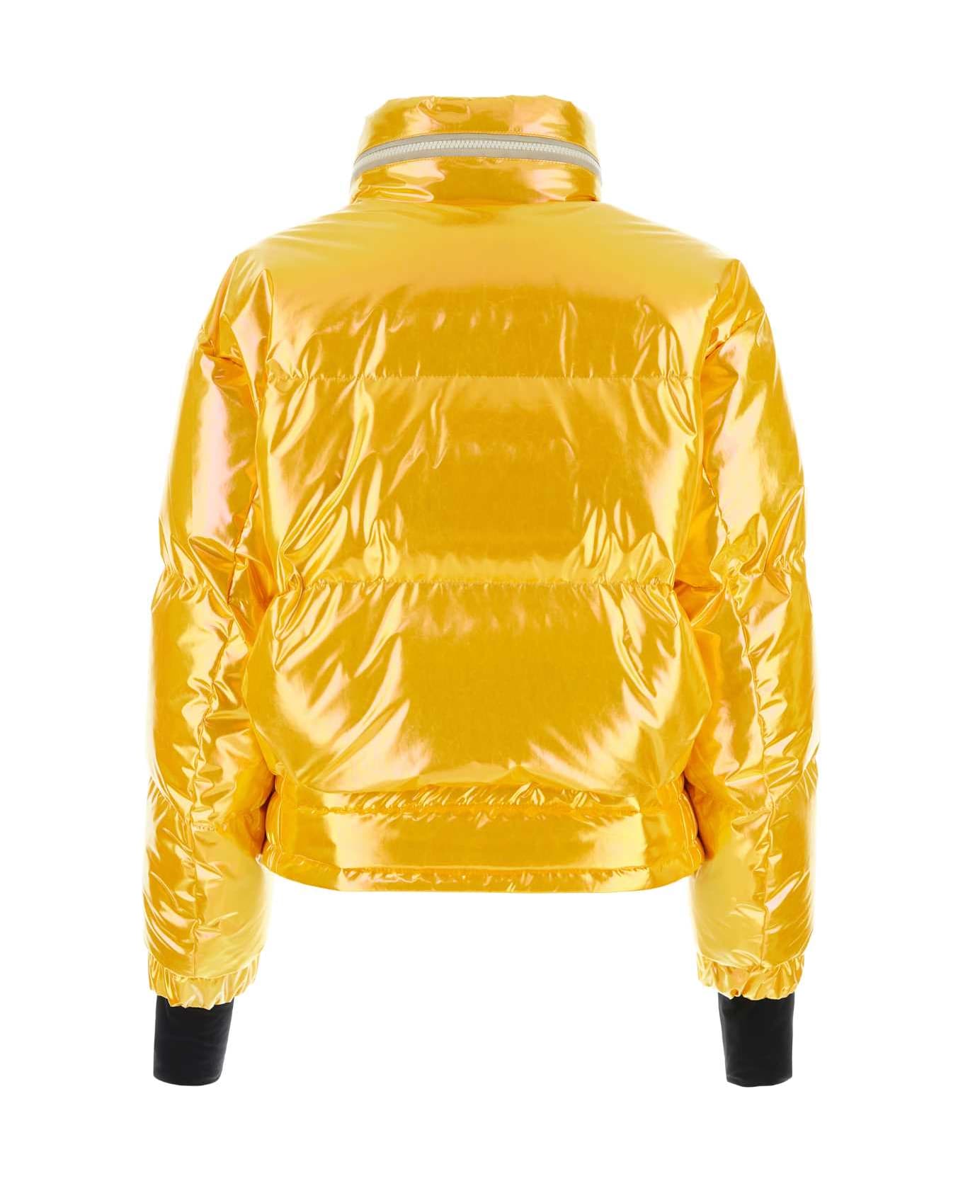 Moncler Grenoble Yellow Polyester Biche Down Jacket - M10