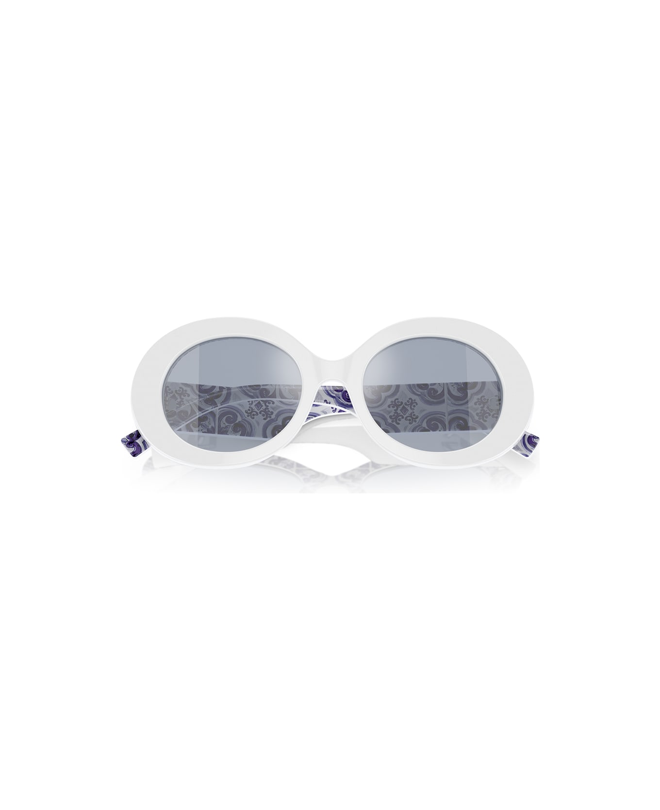 Dolce & Gabbana Eyewear Eyewear - Bianco/Silver specchiato