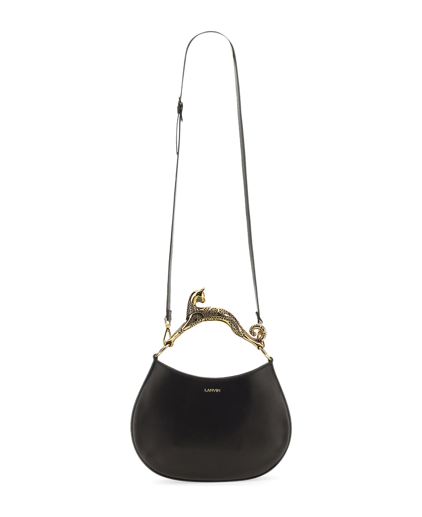 Lanvin Hobo Bag 
cat
 - Black