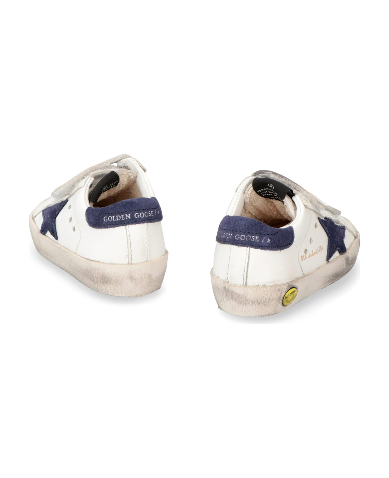 Golden Goose Old School Leather Low-top Sneakers - WHITE