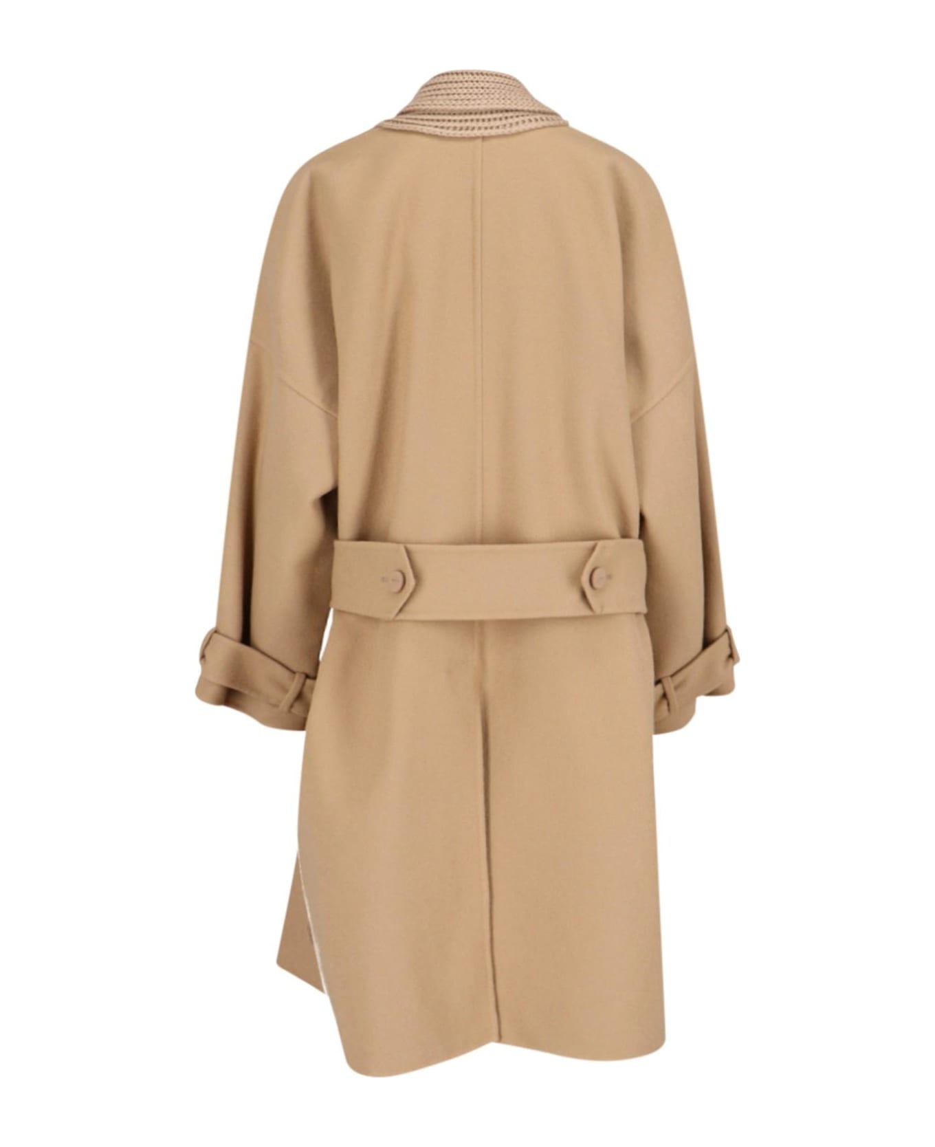 Ermanno Scervino Scarf Detail Coat | italist