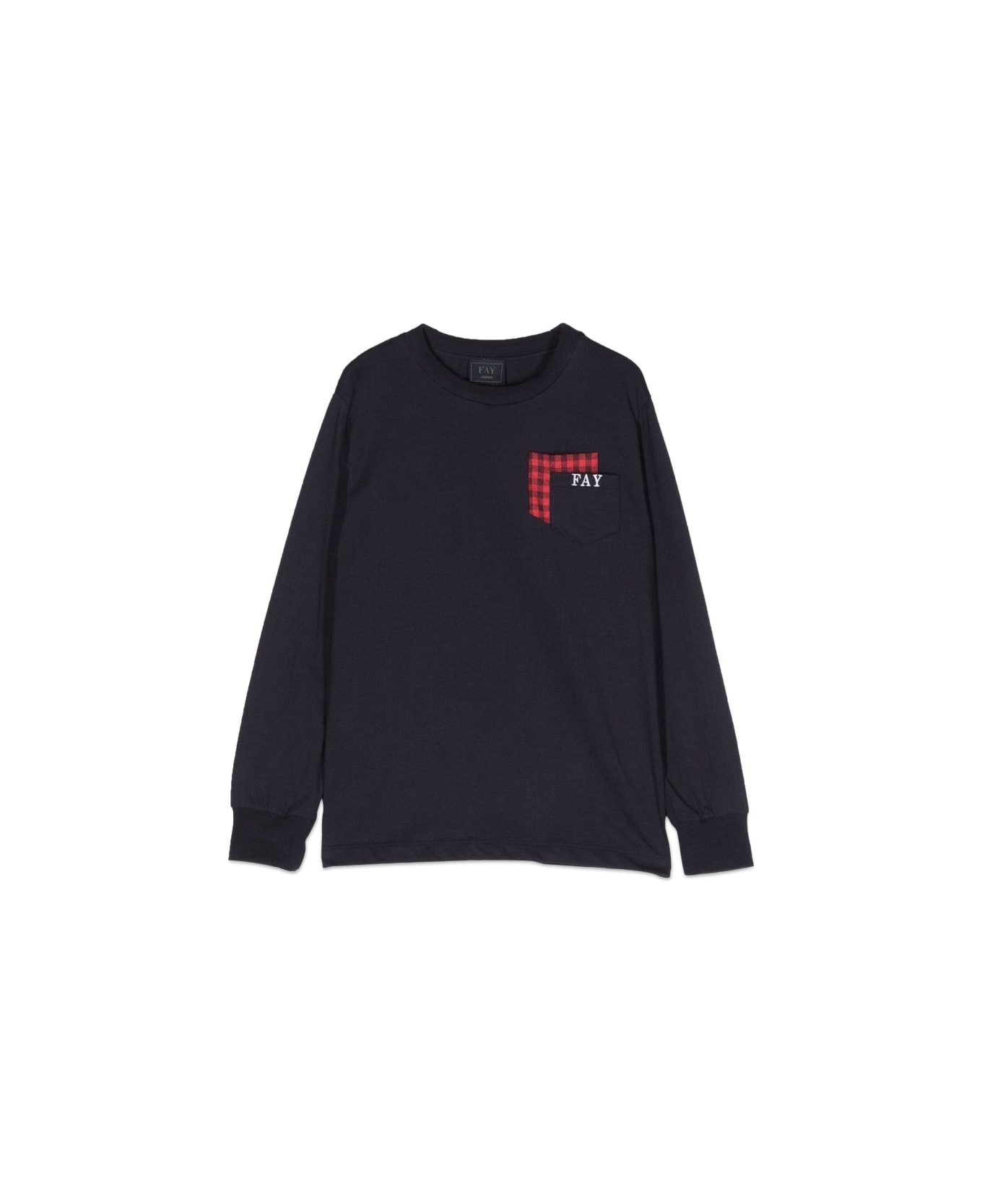 Fay Long-sleeved T-shirt - BLUE