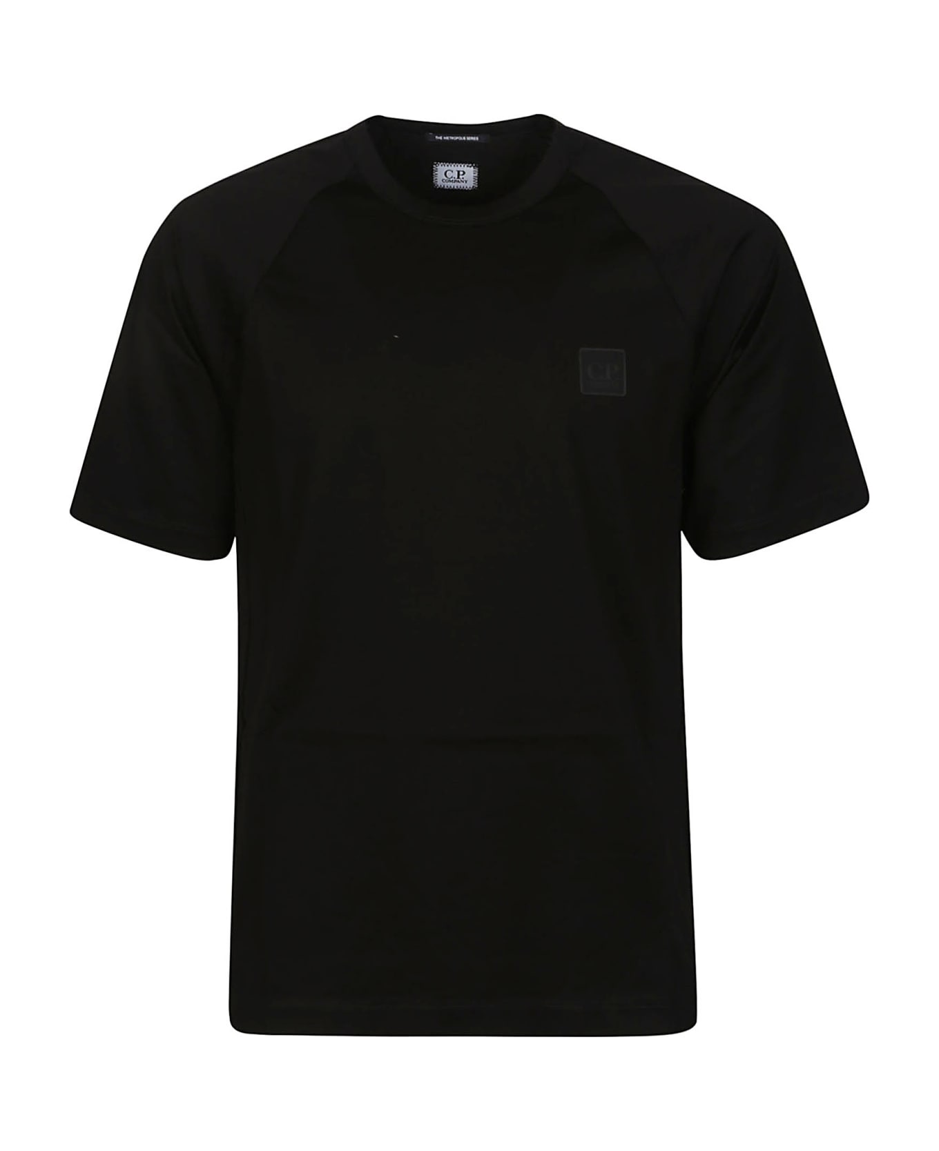 C.P. Company Metropolis Mercerized Jersey Logo T-shirt - Black