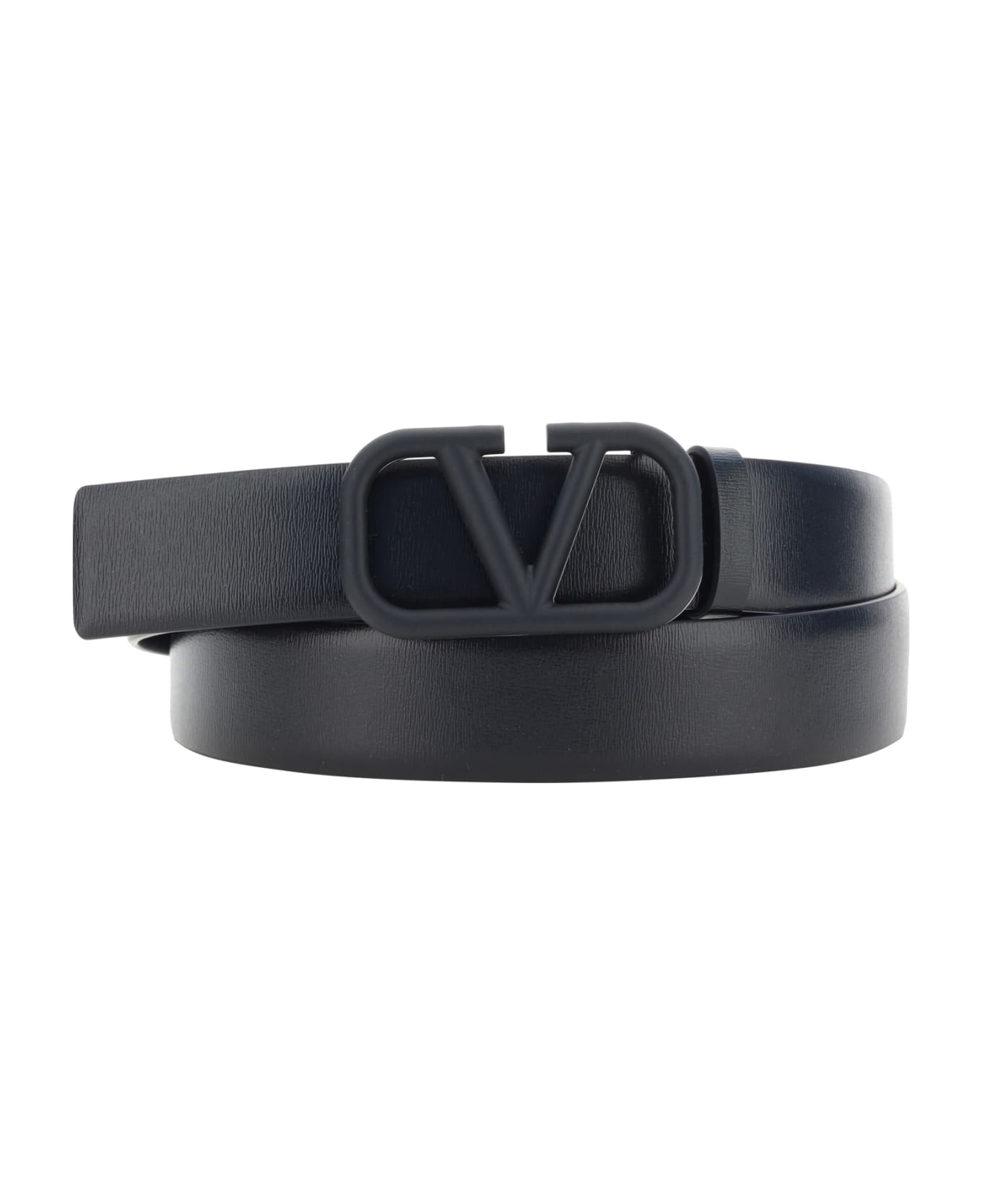 Valentino Garavani Calfskin Belt - Nero/nero