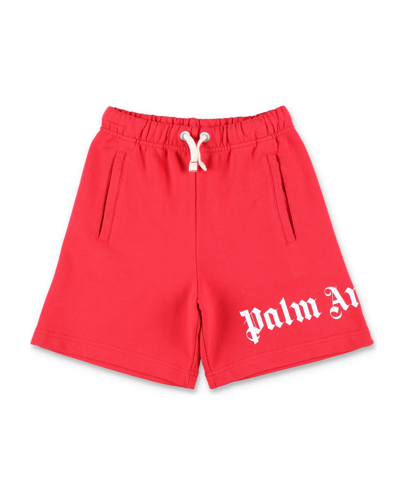 Palm Angels Classic Overlogo Sweat Shorts - RED