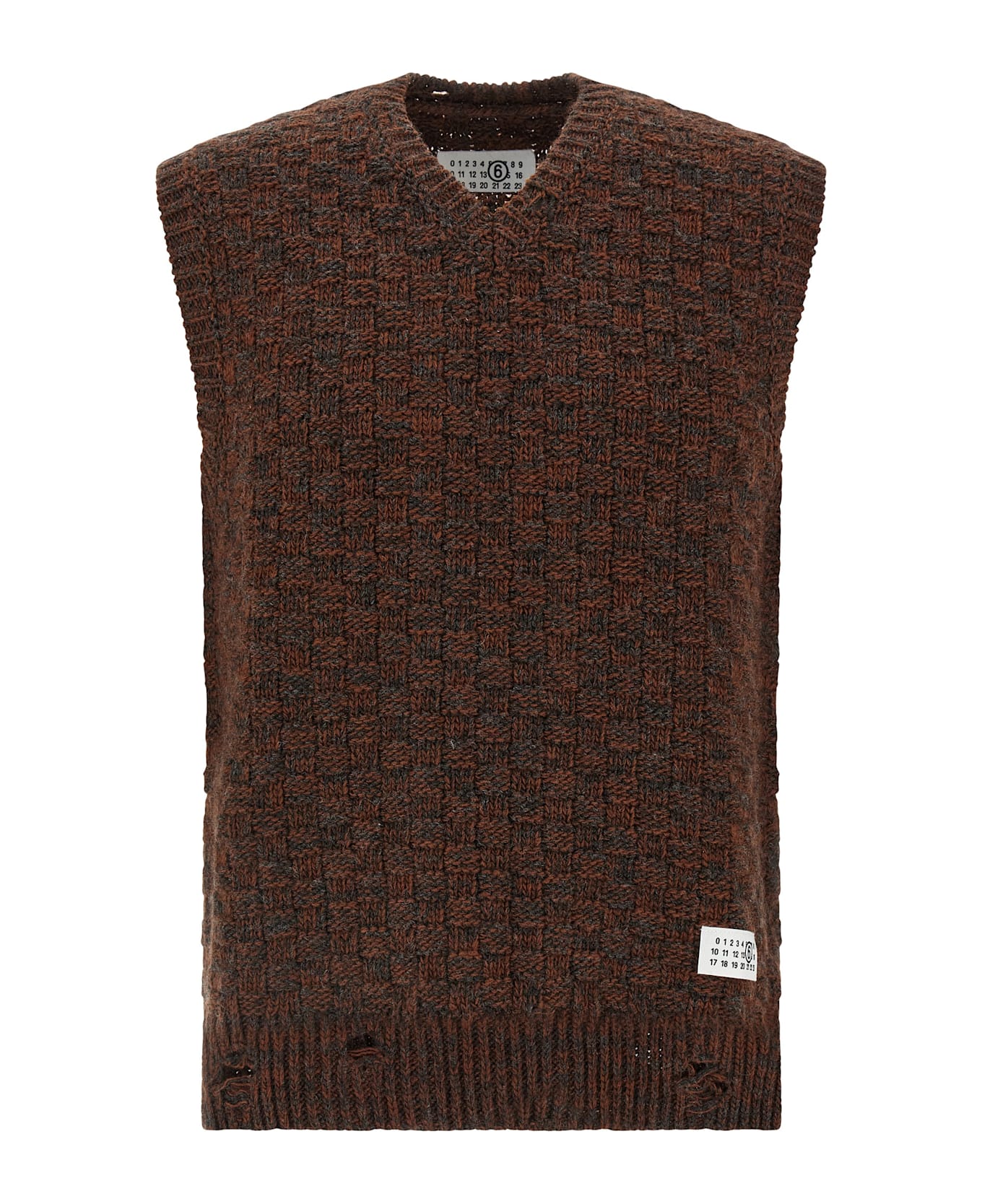 MM6 Maison Margiela Knitted Vest - Multicolor