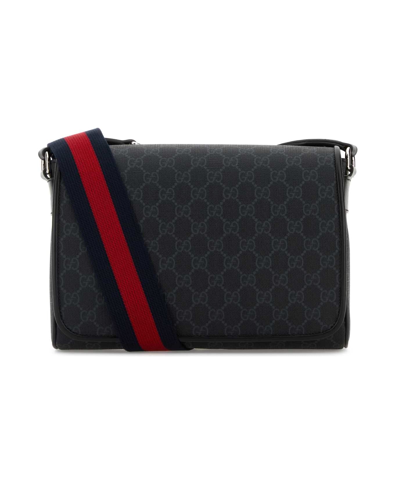 Gucci Gg Fabric Medium Crossbody Bag - BLACKBLACKBRB