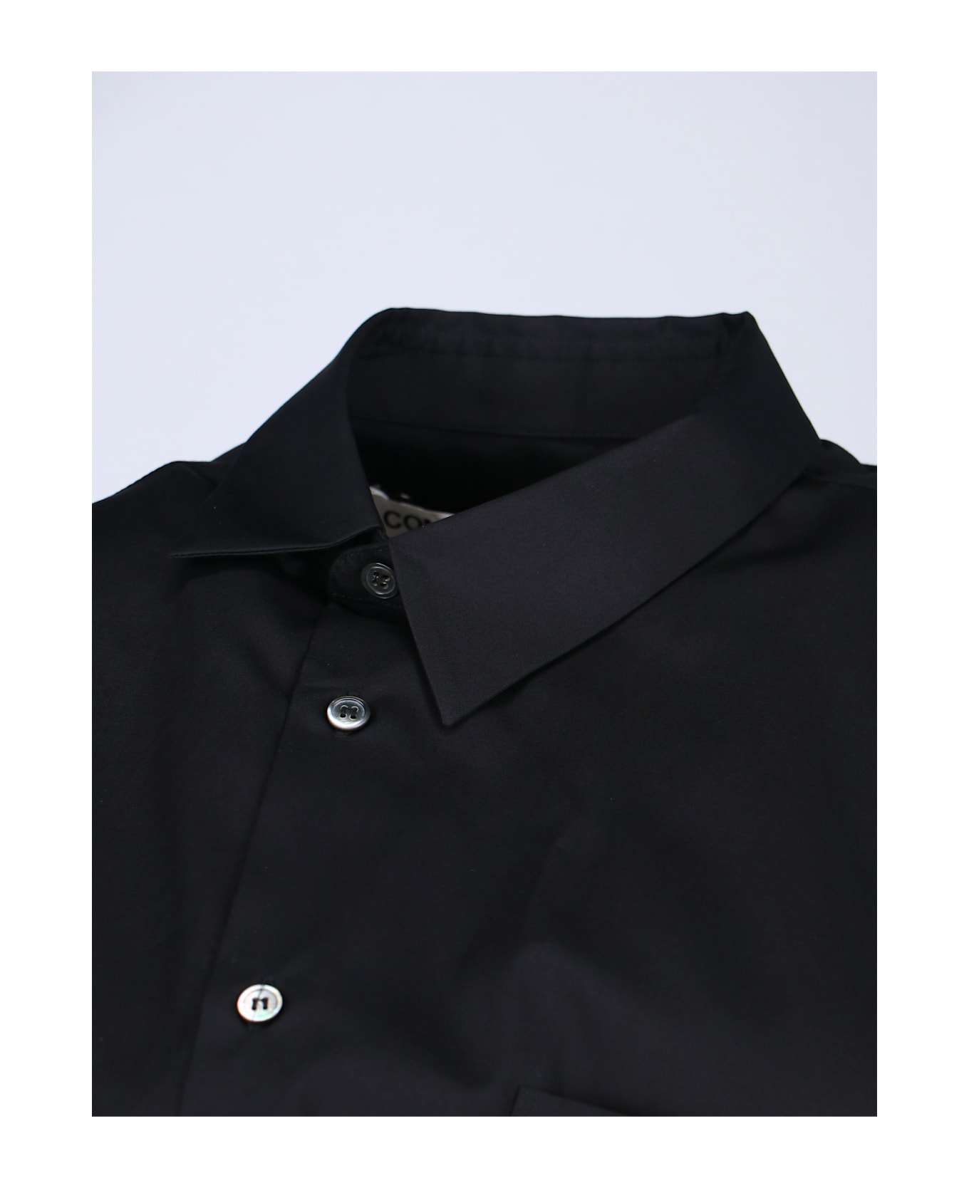 Comme des Garçons Asymmetric Long Shirt - Black  