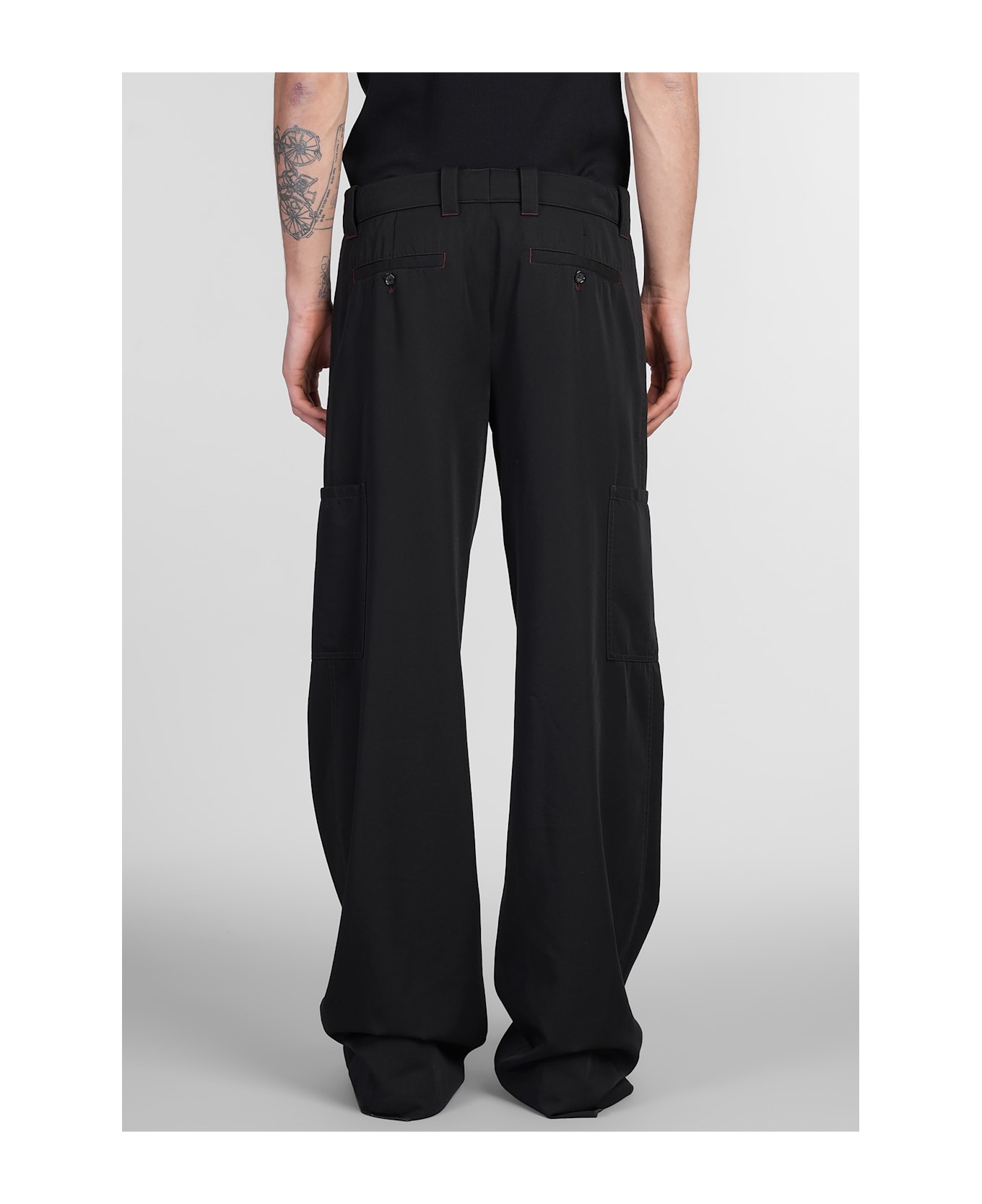 Alexander McQueen Pants In Black Wool - black