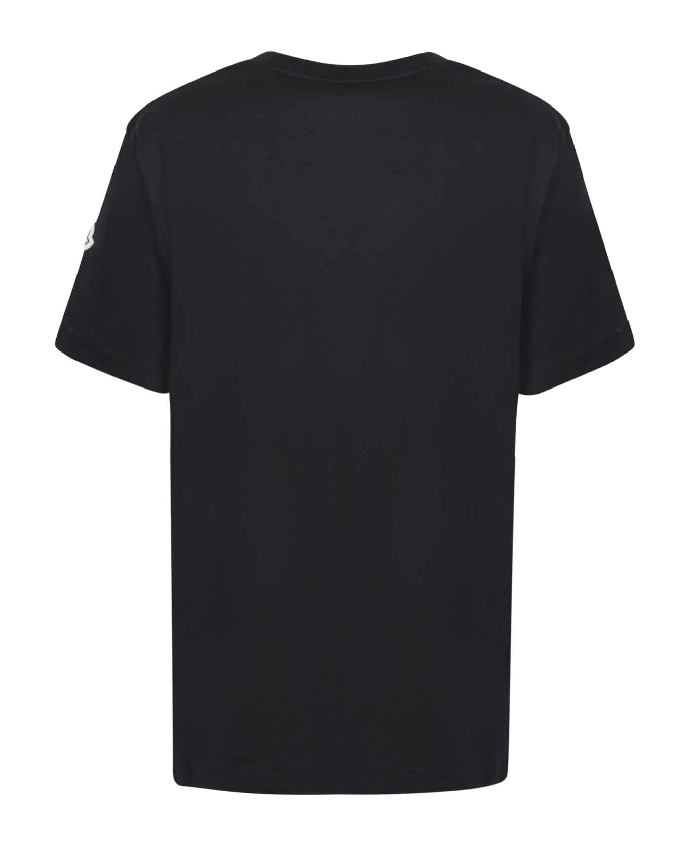 Moncler Sequin Logo T-shirt - Black