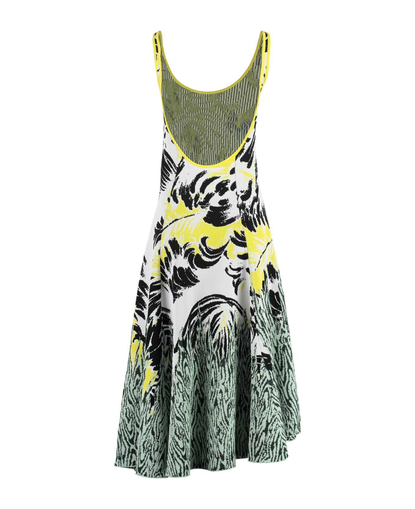 Bottega Veneta Embroidered Jacquard Dress - Multicolor ワンピース＆ドレス