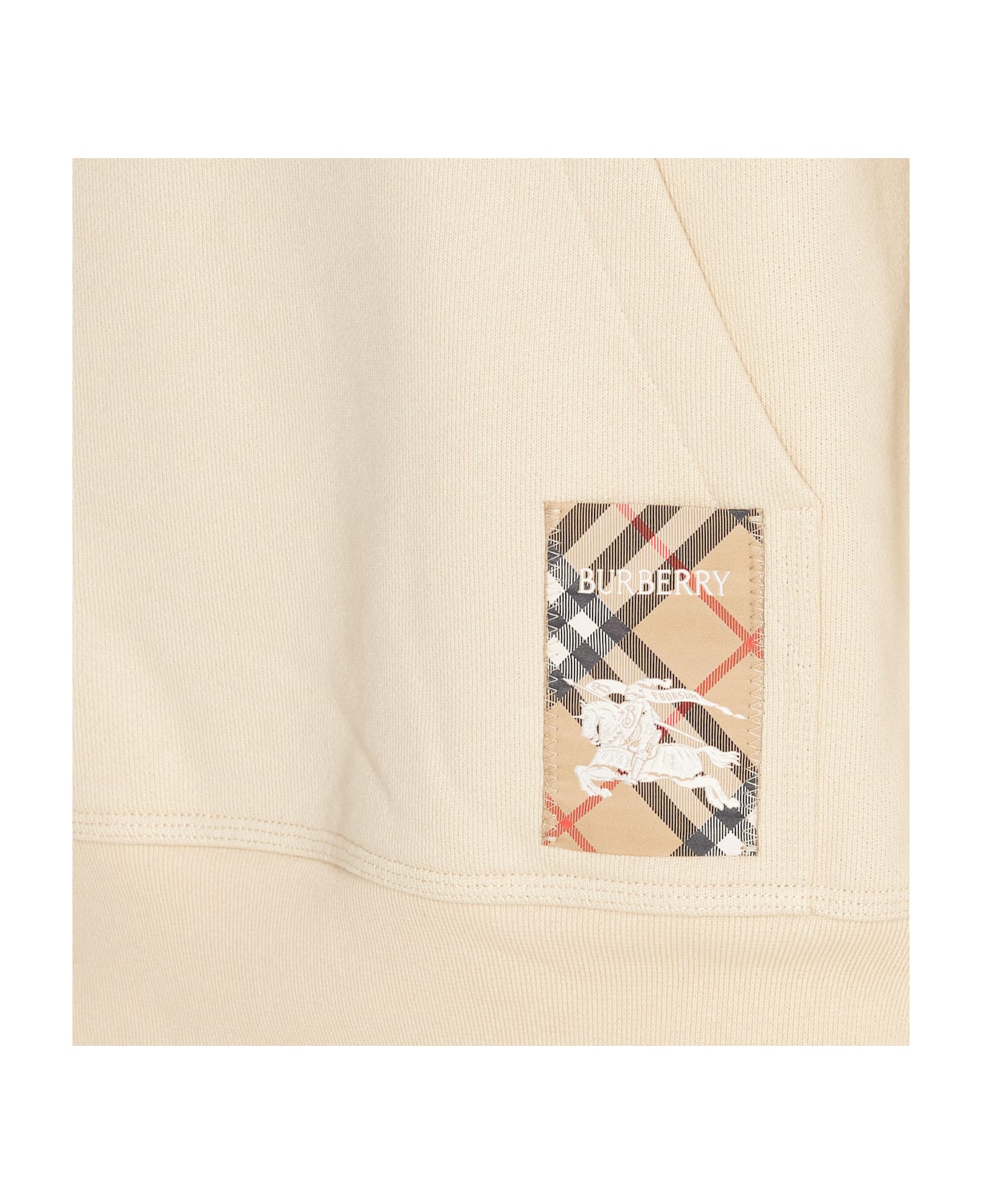 Burberry Patch Logo Hoodie - Beige ニットウェア