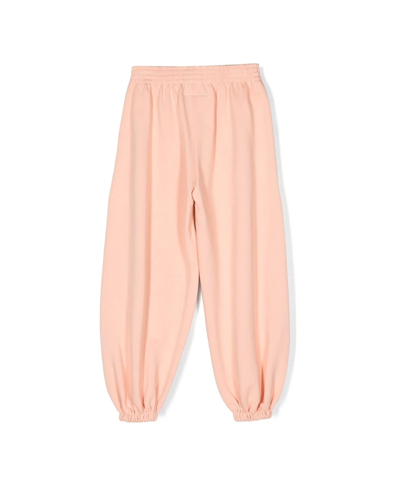 MM6 Maison Margiela Pants With Logo - Pink
