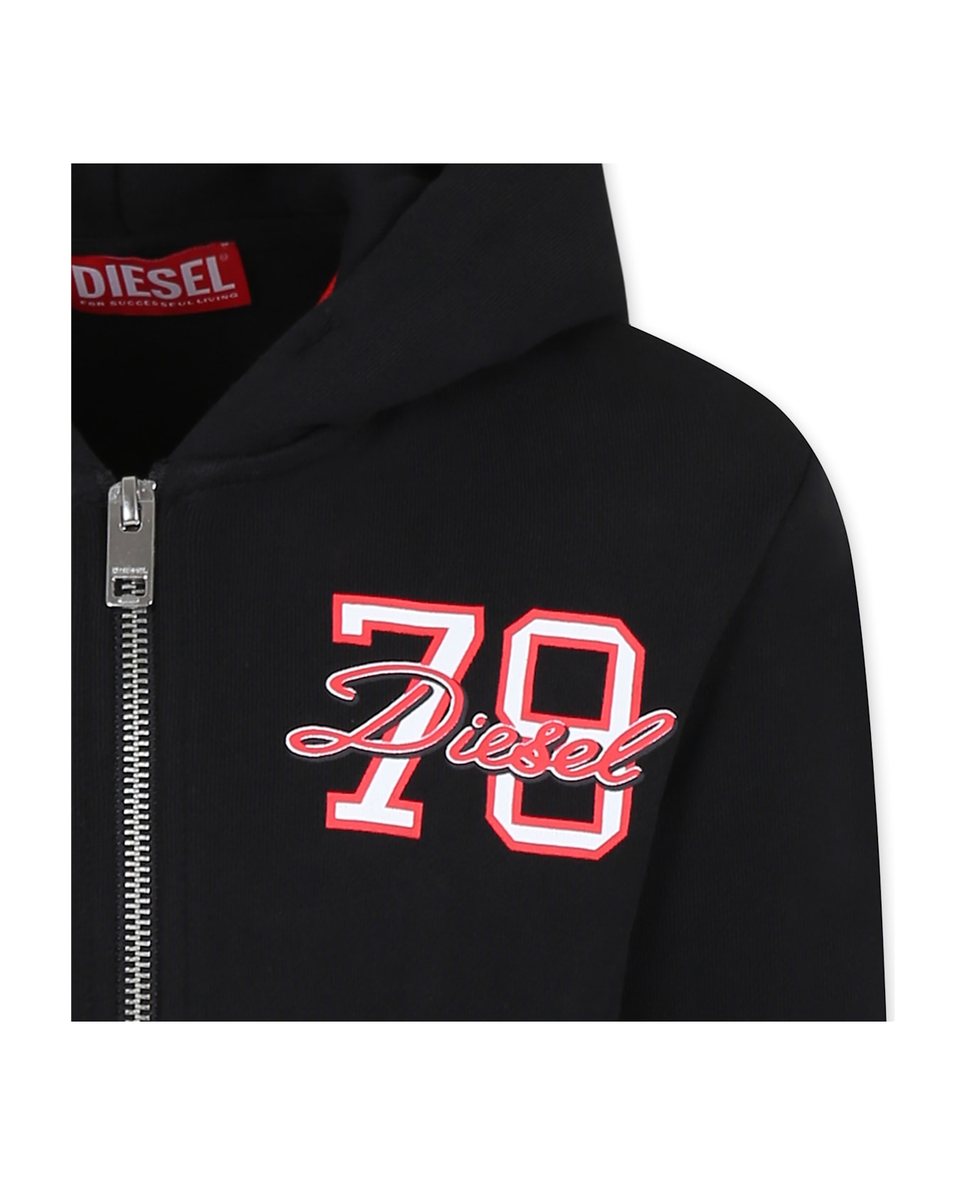 Diesel Black Sweatshirt For Boy - Black