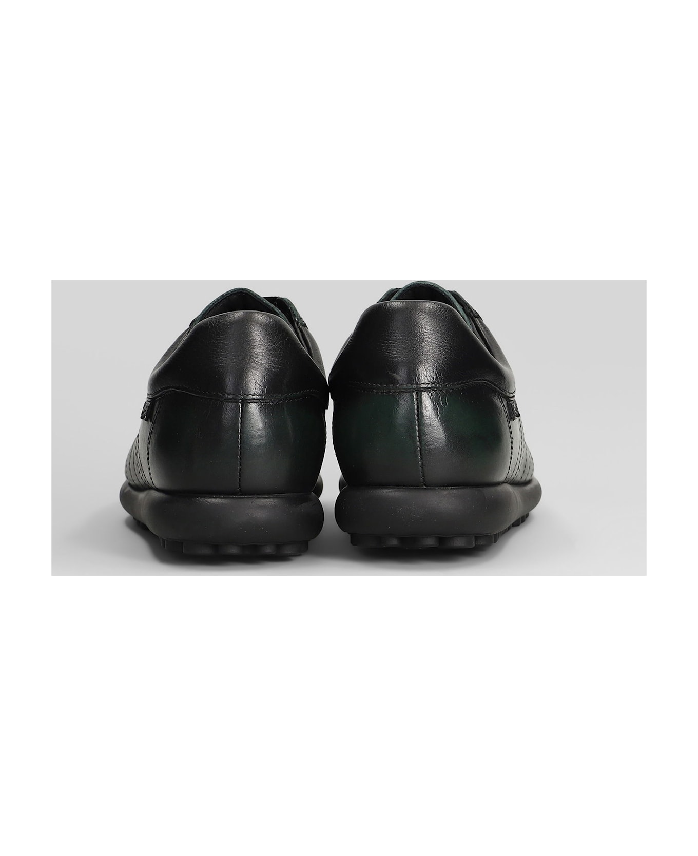 Camper Pelotas Ariel Sneakers In Black Leather - black