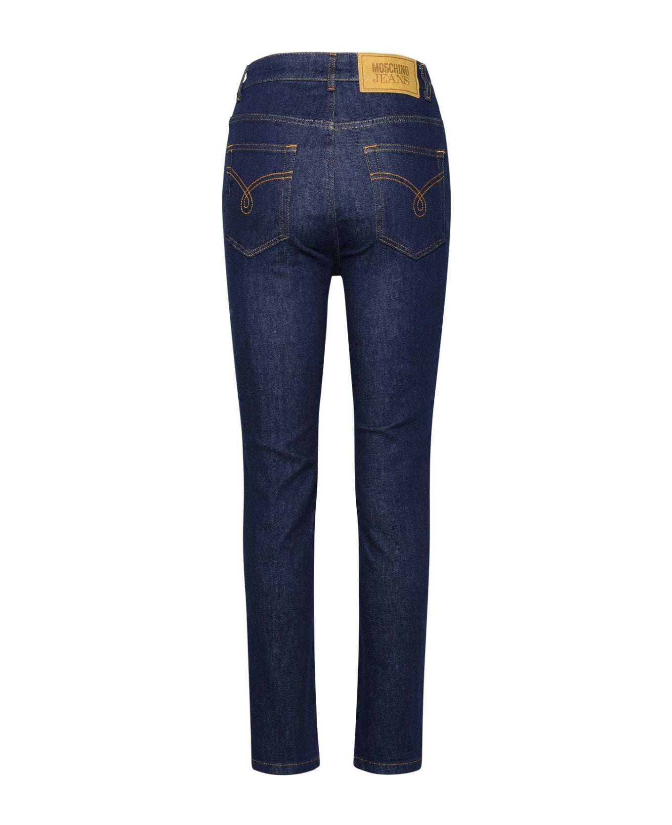 M05CH1N0 Jeans High Waist Slim Fit Jeans - Denim