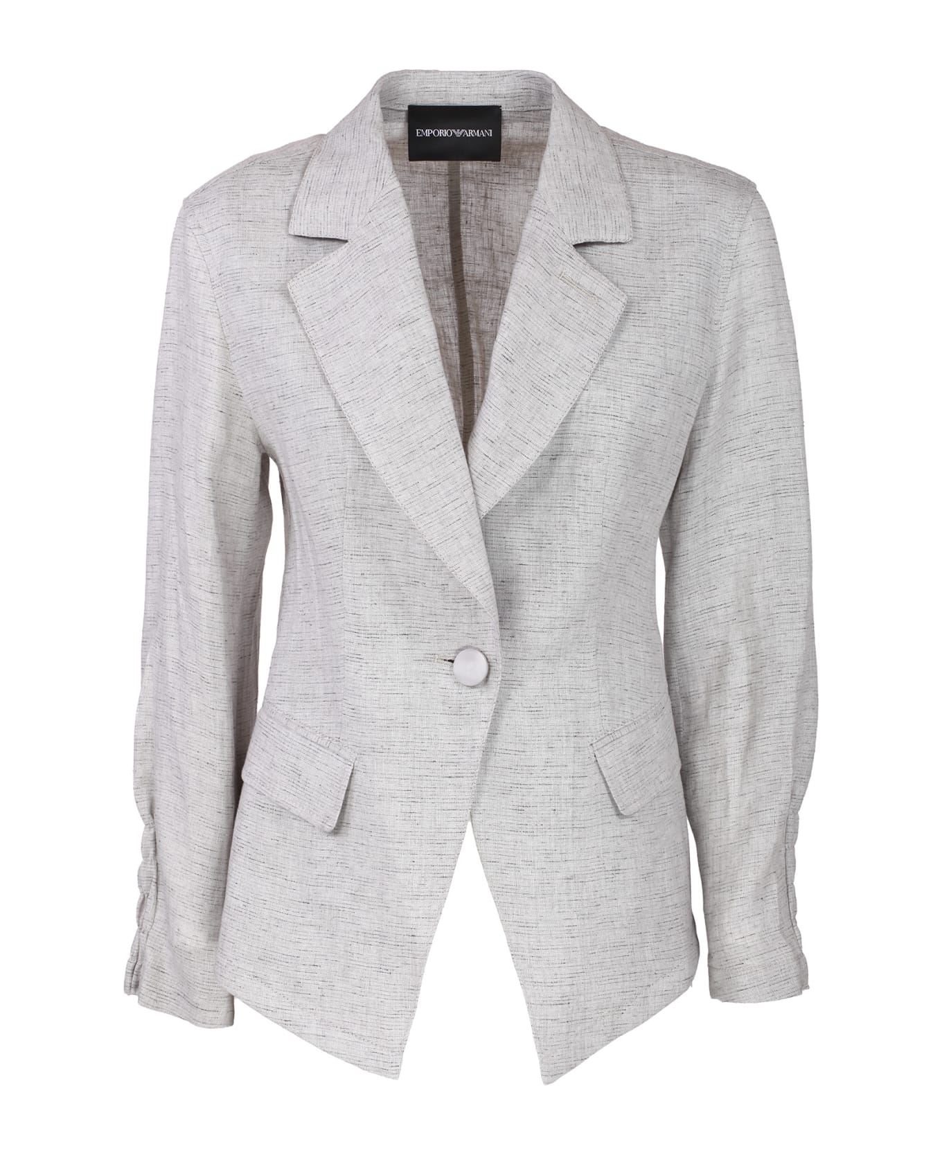 Emporio Armani Linen Jacket - Grey