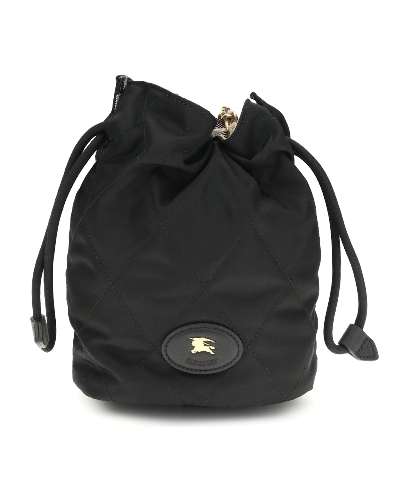 Burberry Horseshoe Bucket Bag - BLACK