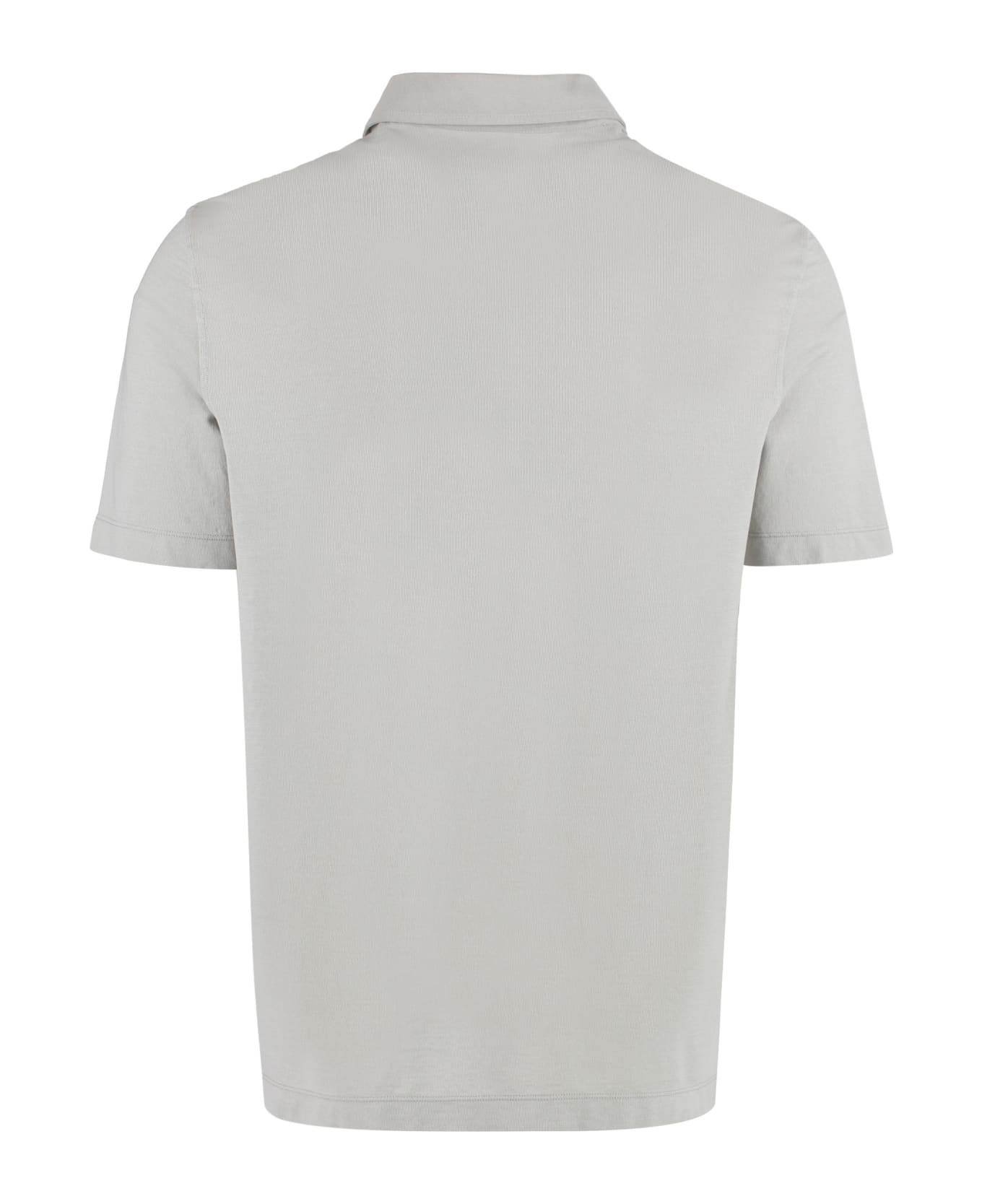 Drumohr Cotton Polo Shirt - grey