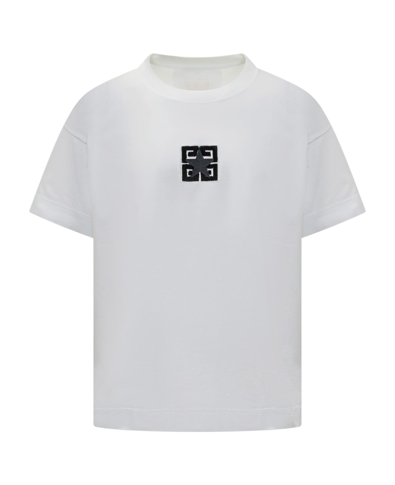 Givenchy 4g Stars Boxy Crewneck T-shirt - WHITE シャツ