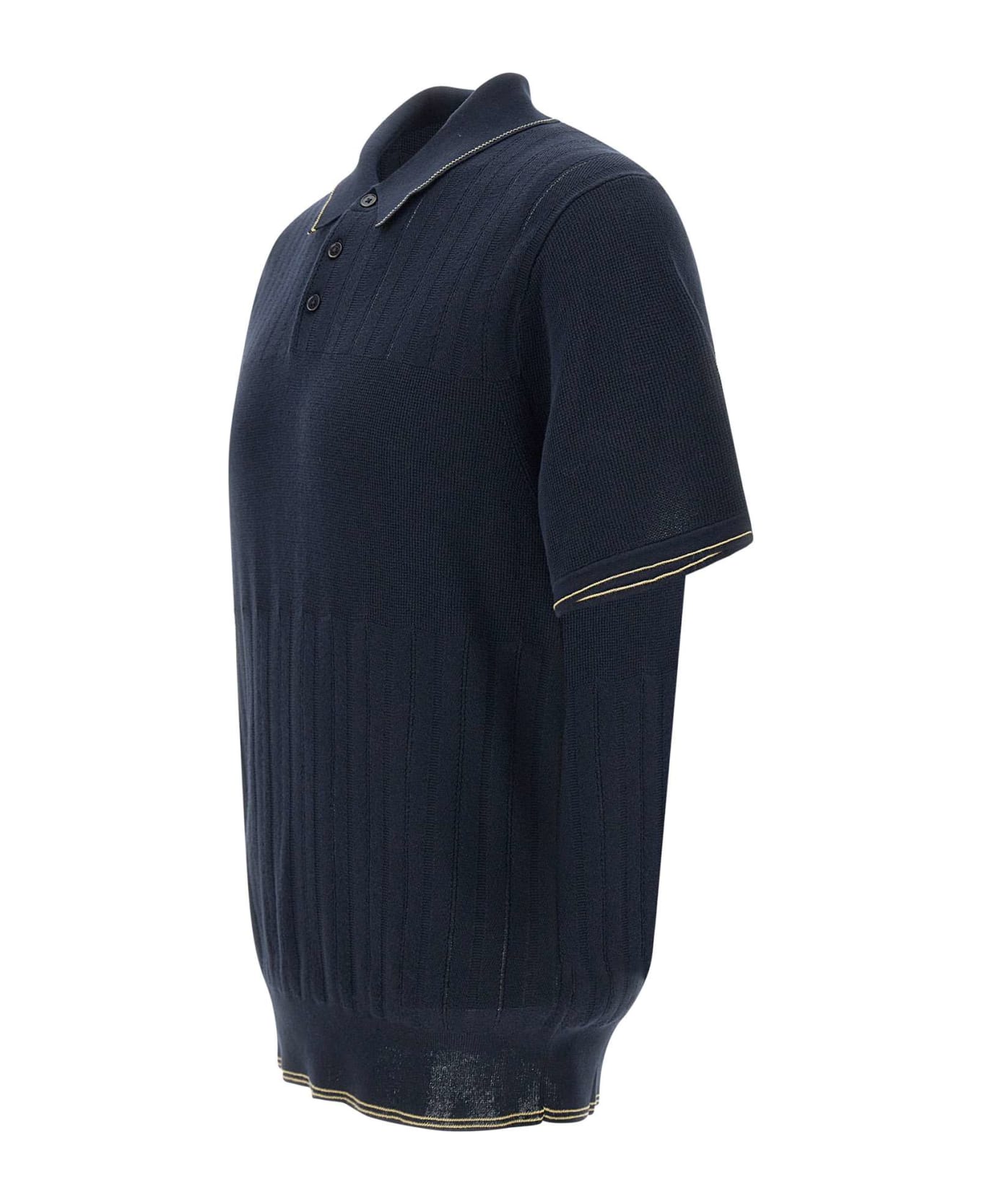 Paul Smith Organic Cotton Polo Shirt - BLUE