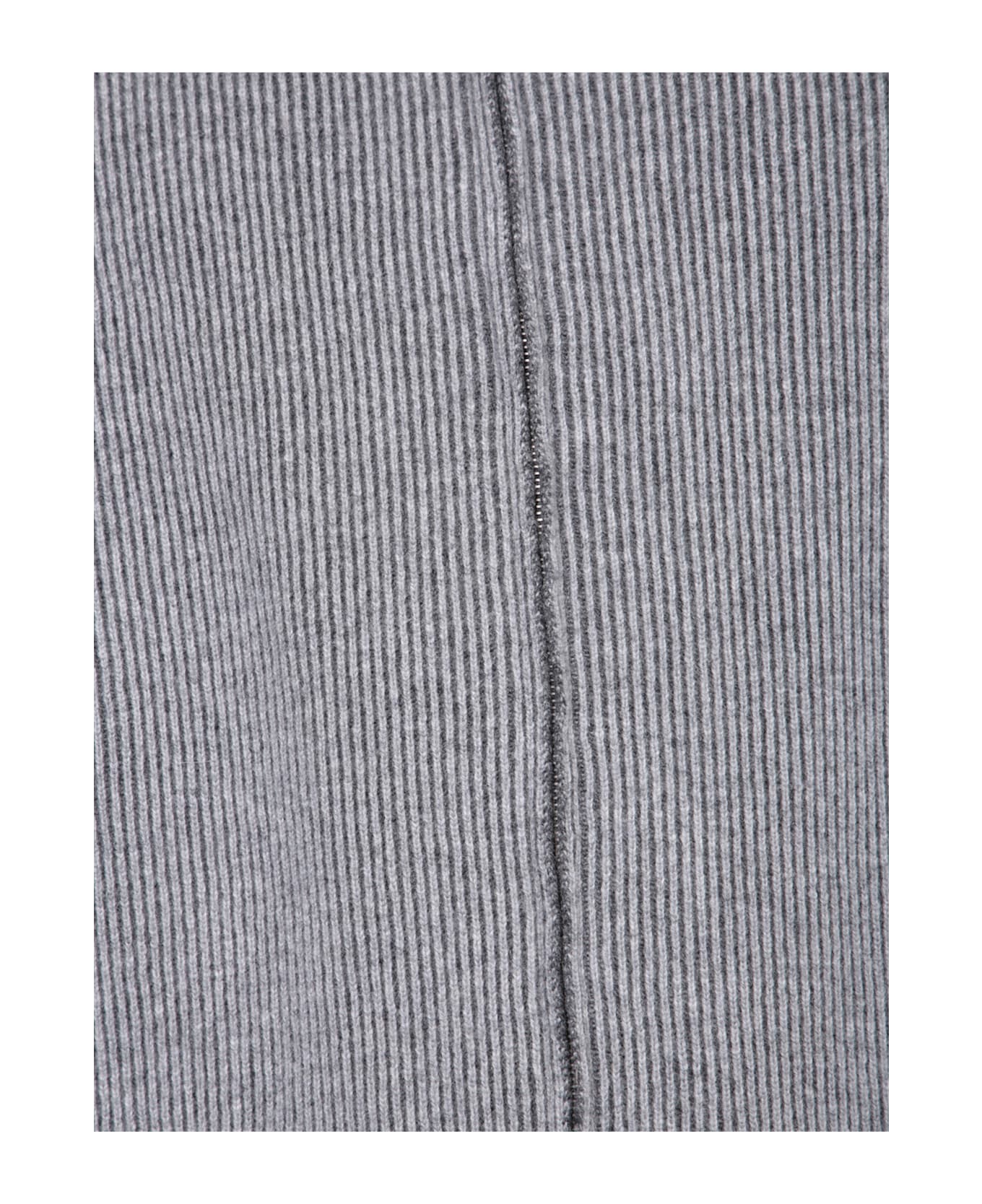 Lardini Vanisã© Grey Wool And Cashmere Sweater - Grey