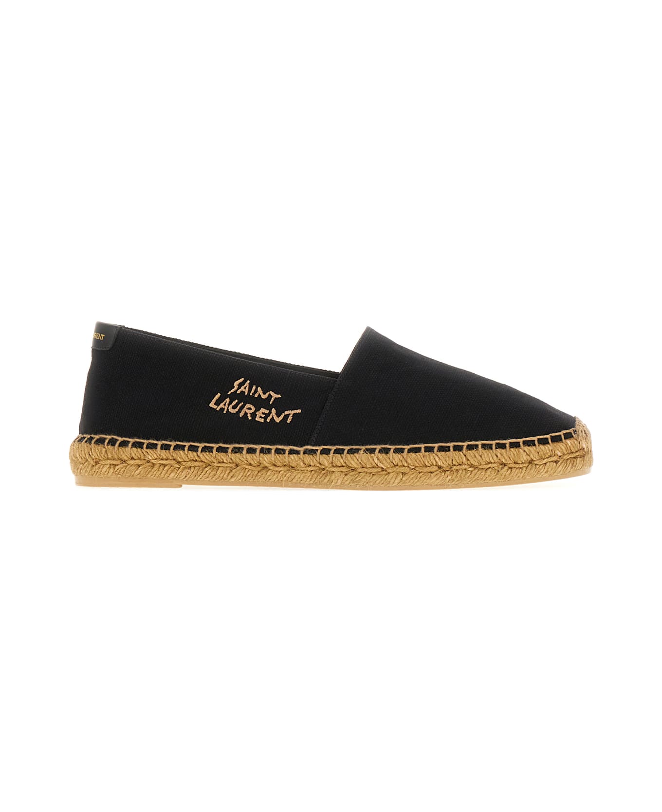 Saint Laurent Black Canvas Espadrilles - Nero