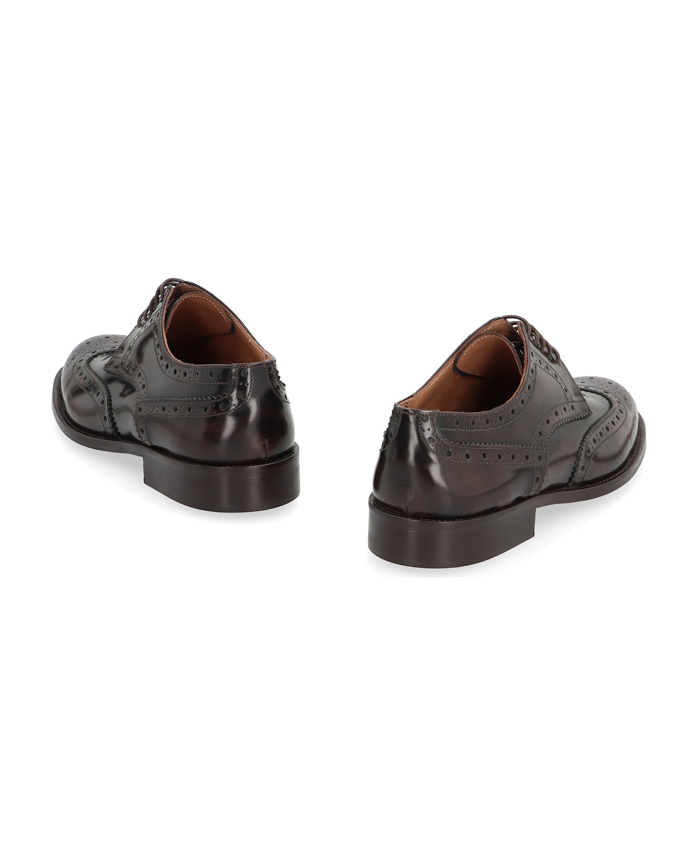 Bruno Magli Leather Lace-up Shoes - brown