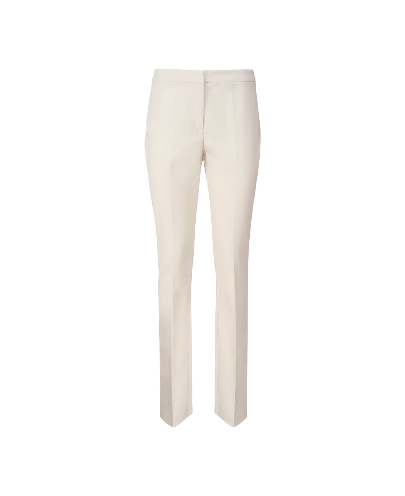 Pinko Pants With Back Slit - White