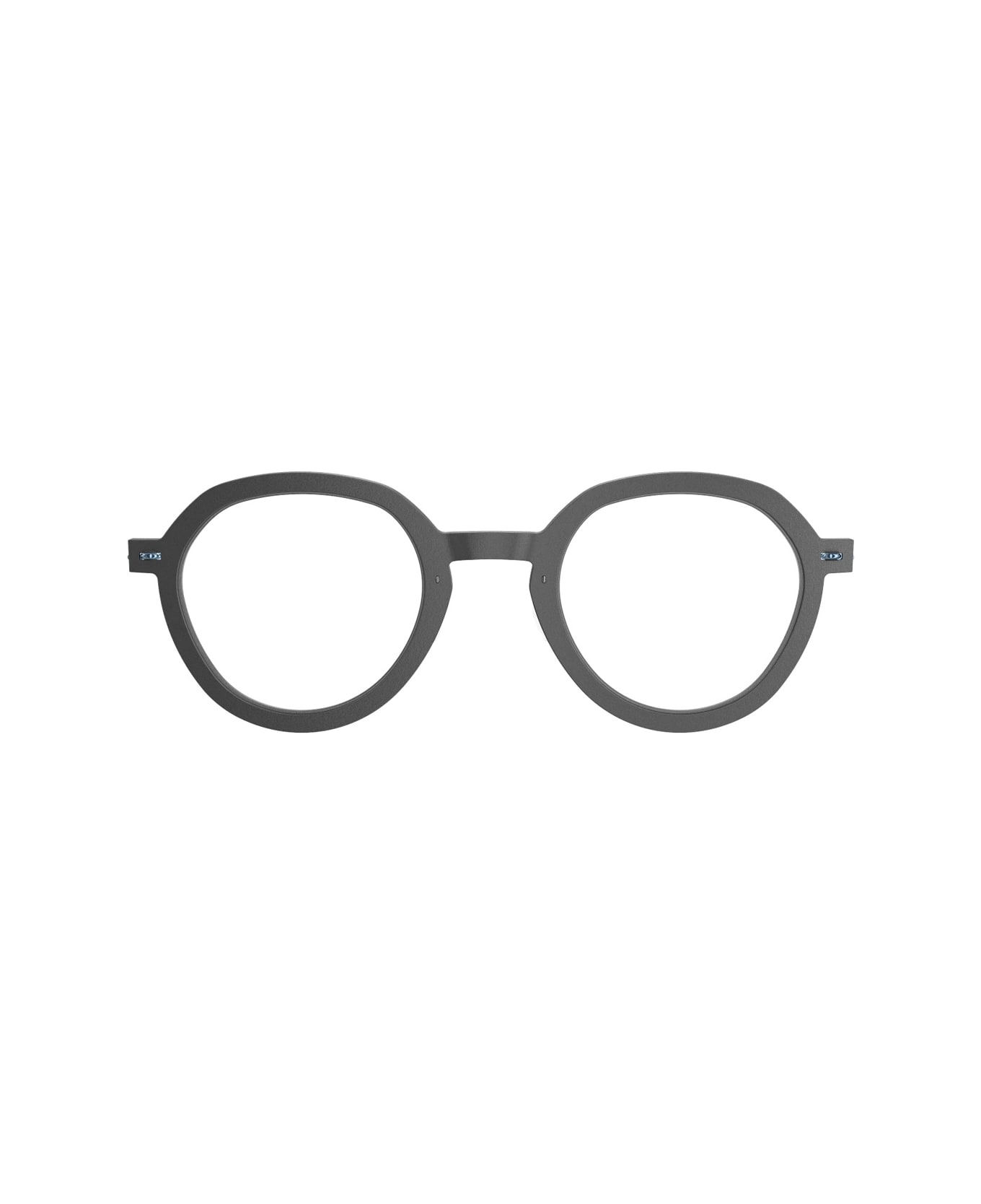 LINDBERG N.o.w. 6640 D16 P20 804 Nero Matte Azzurro Glasses - Nero