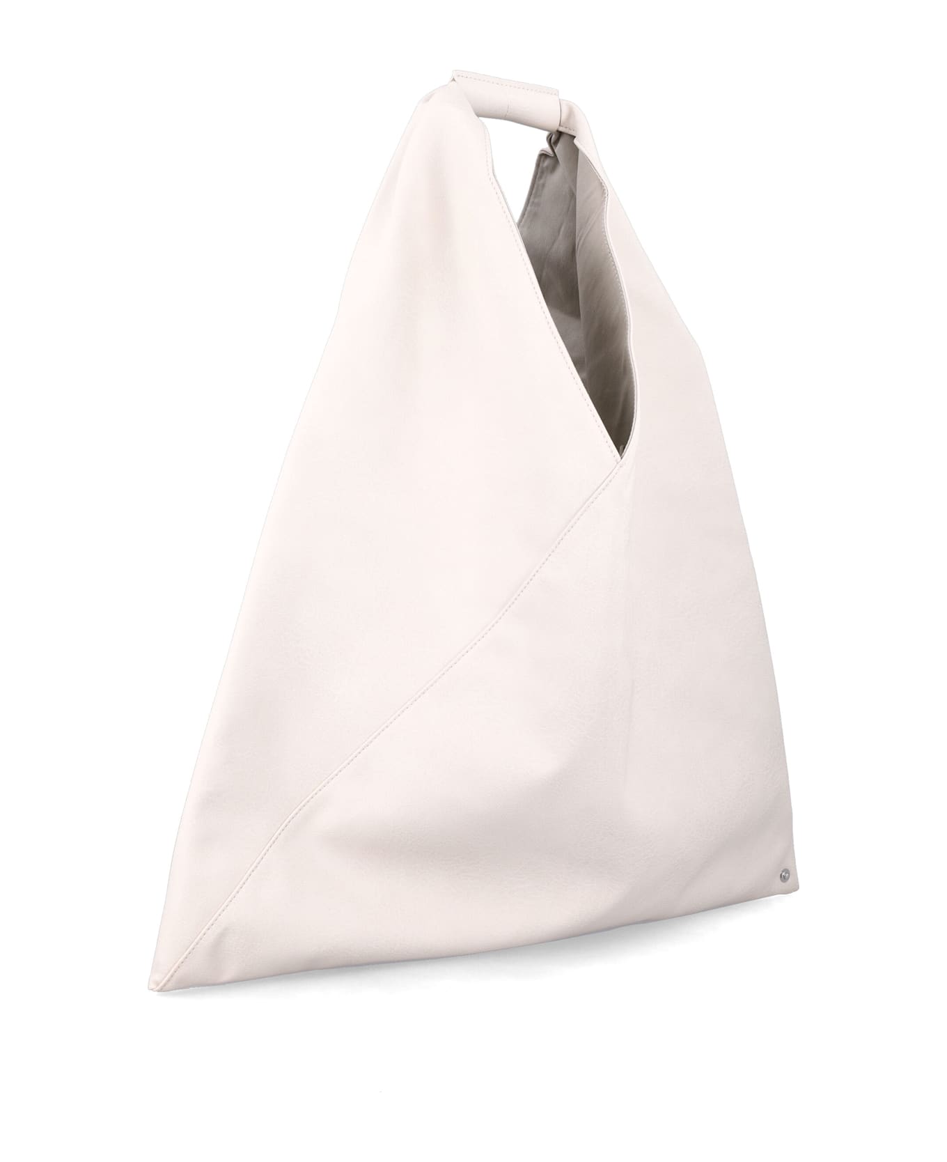 MM6 Maison Margiela Japanese Classic Leather-effect Bag - CREAM