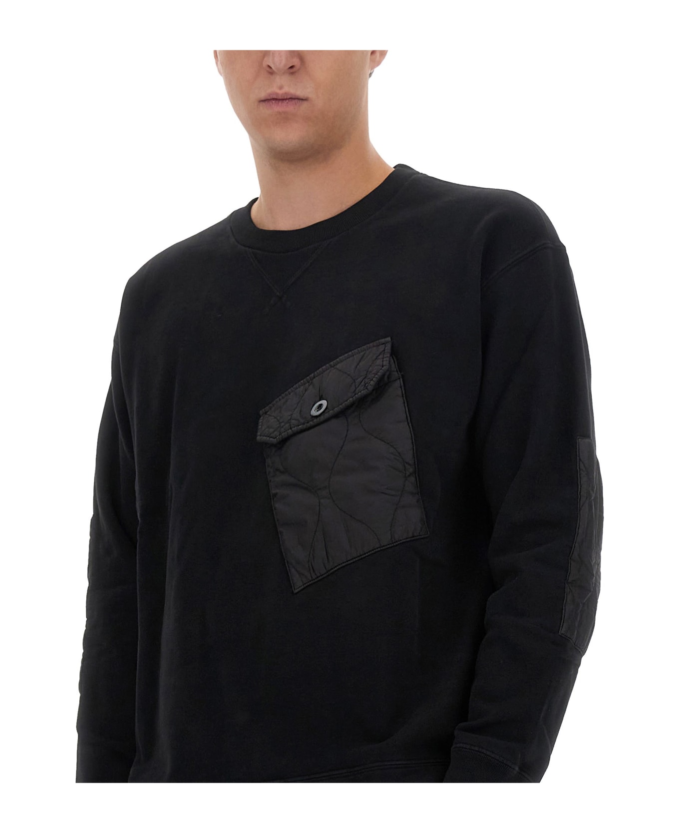 Ten C Sweatshirt With Logo - NERO