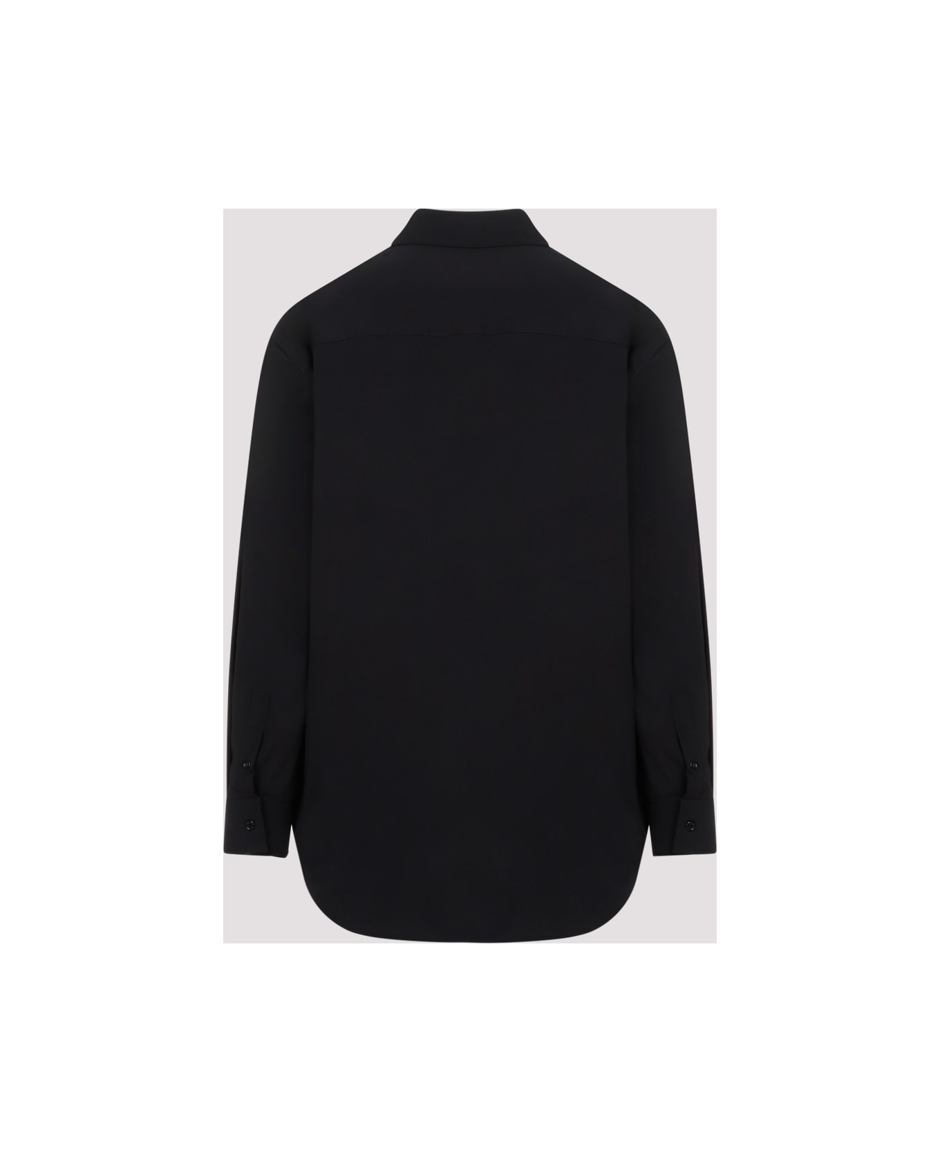 Off-White Emb Cotton Shirt - Black Black