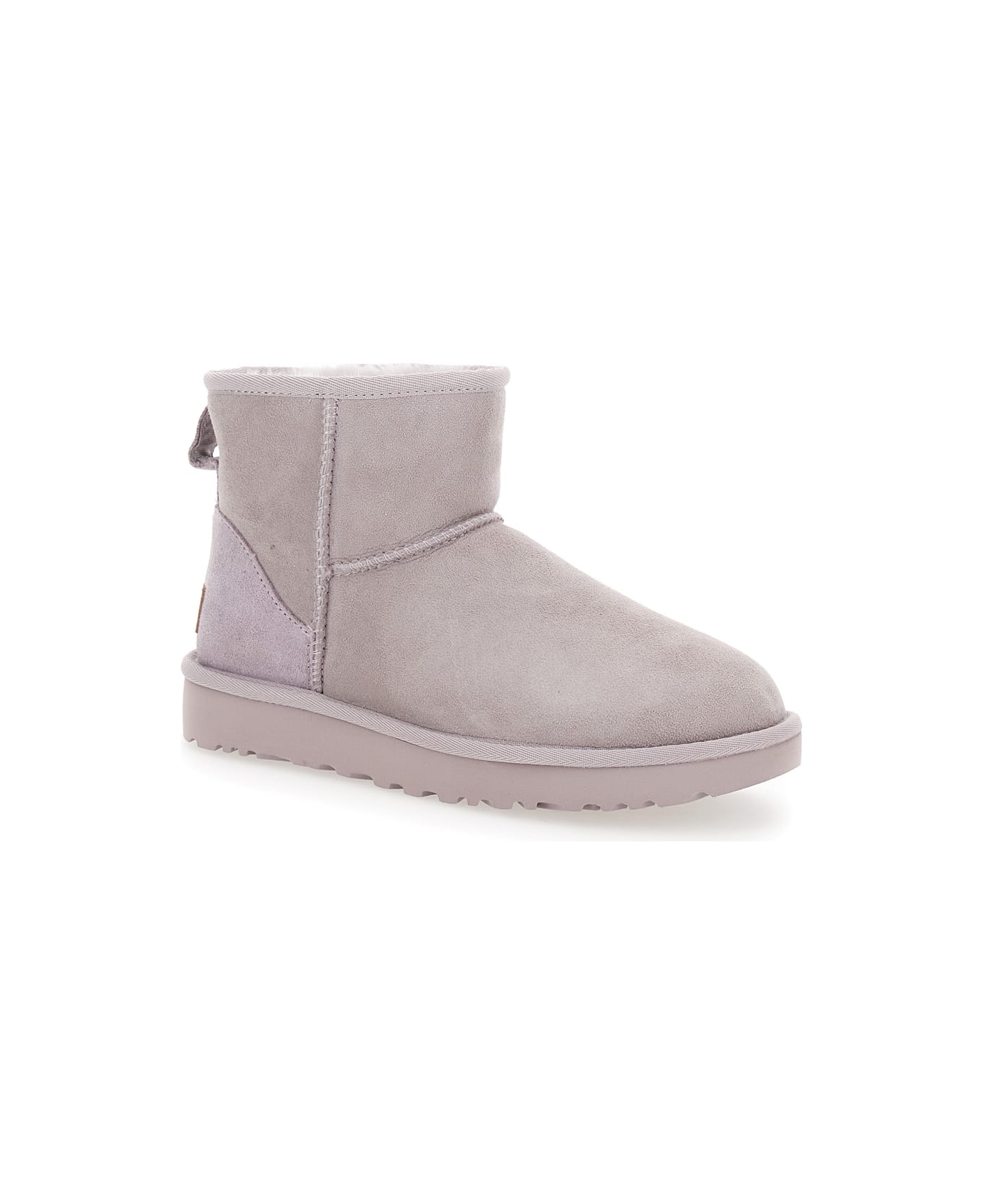 UGG Light Gray 
mini
 Boots In Suede Woman - Grey